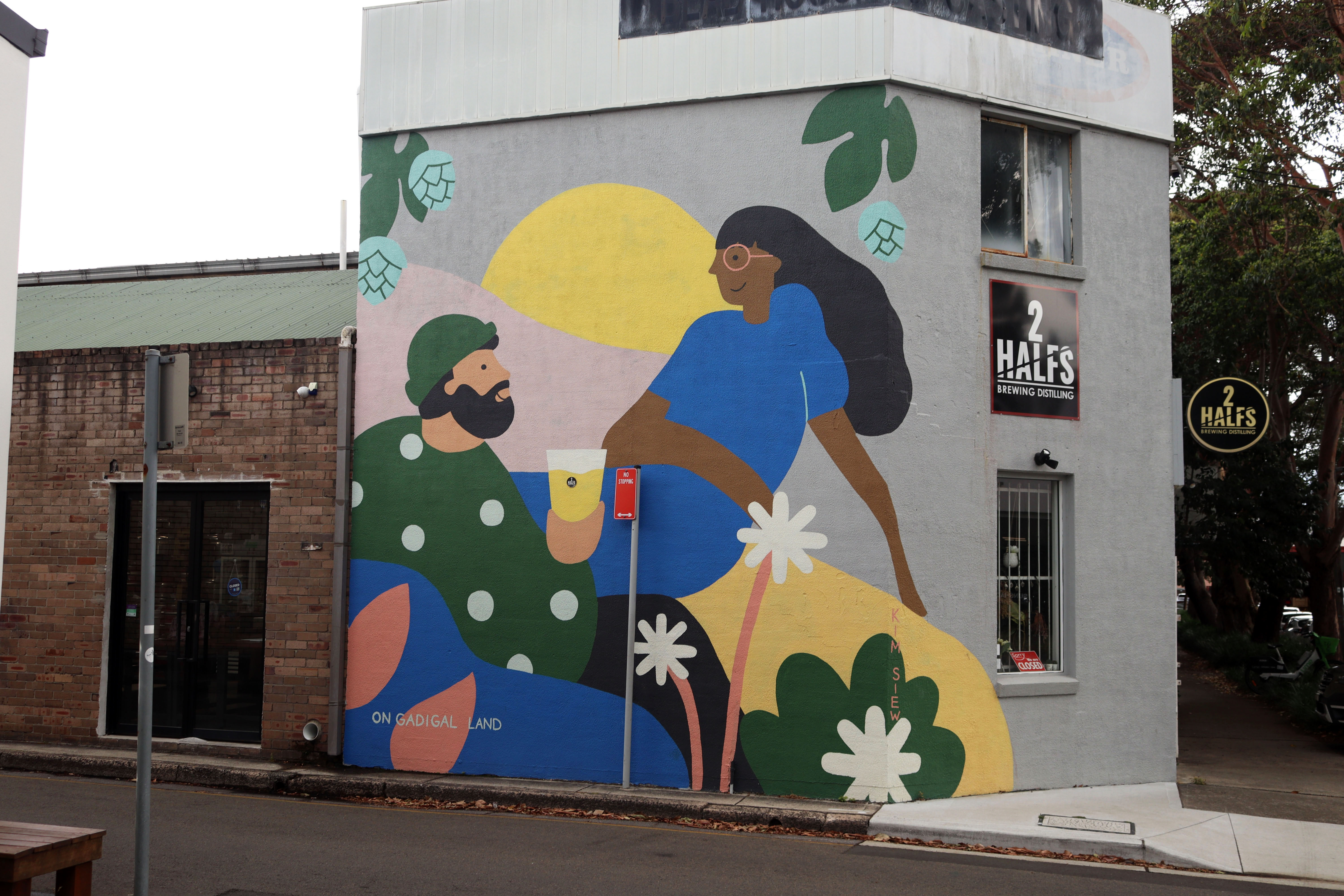 Picnic and Beer by Kim Siew | Street Art NSW