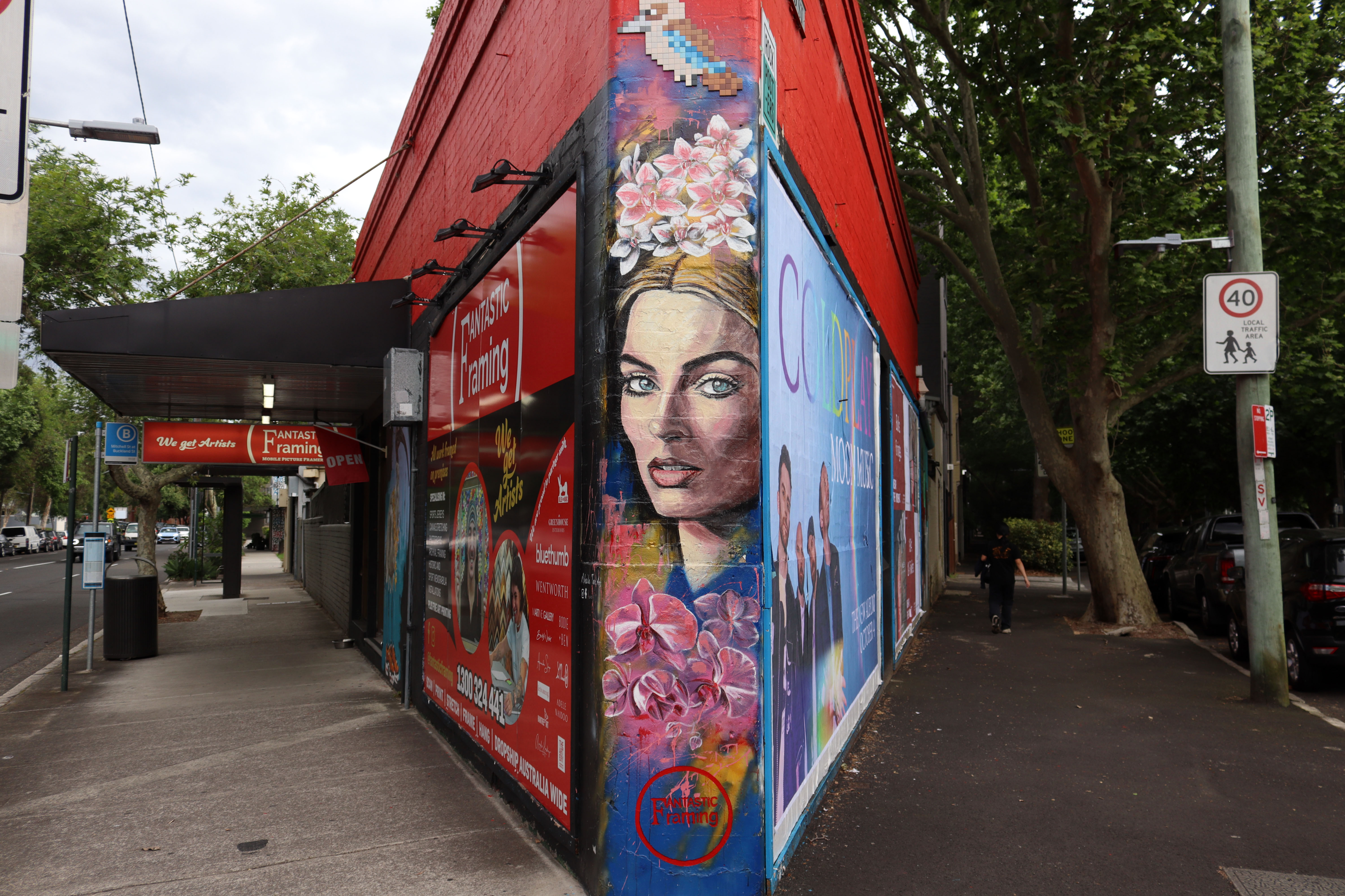 Margot Robbie by Sheila Tan | Street Art NSW