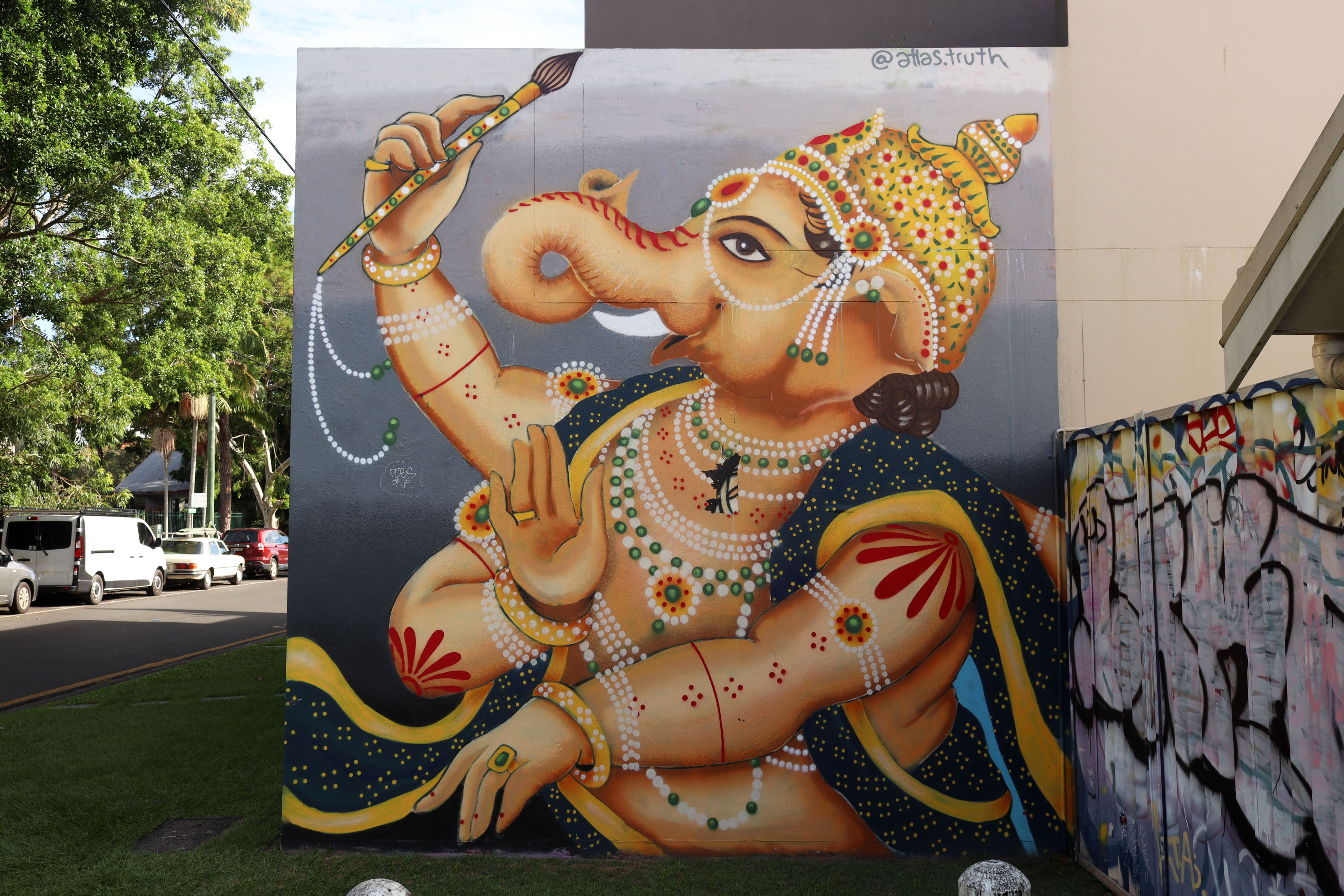 Om Ganesha by Atlas Truth | Street Art NSW