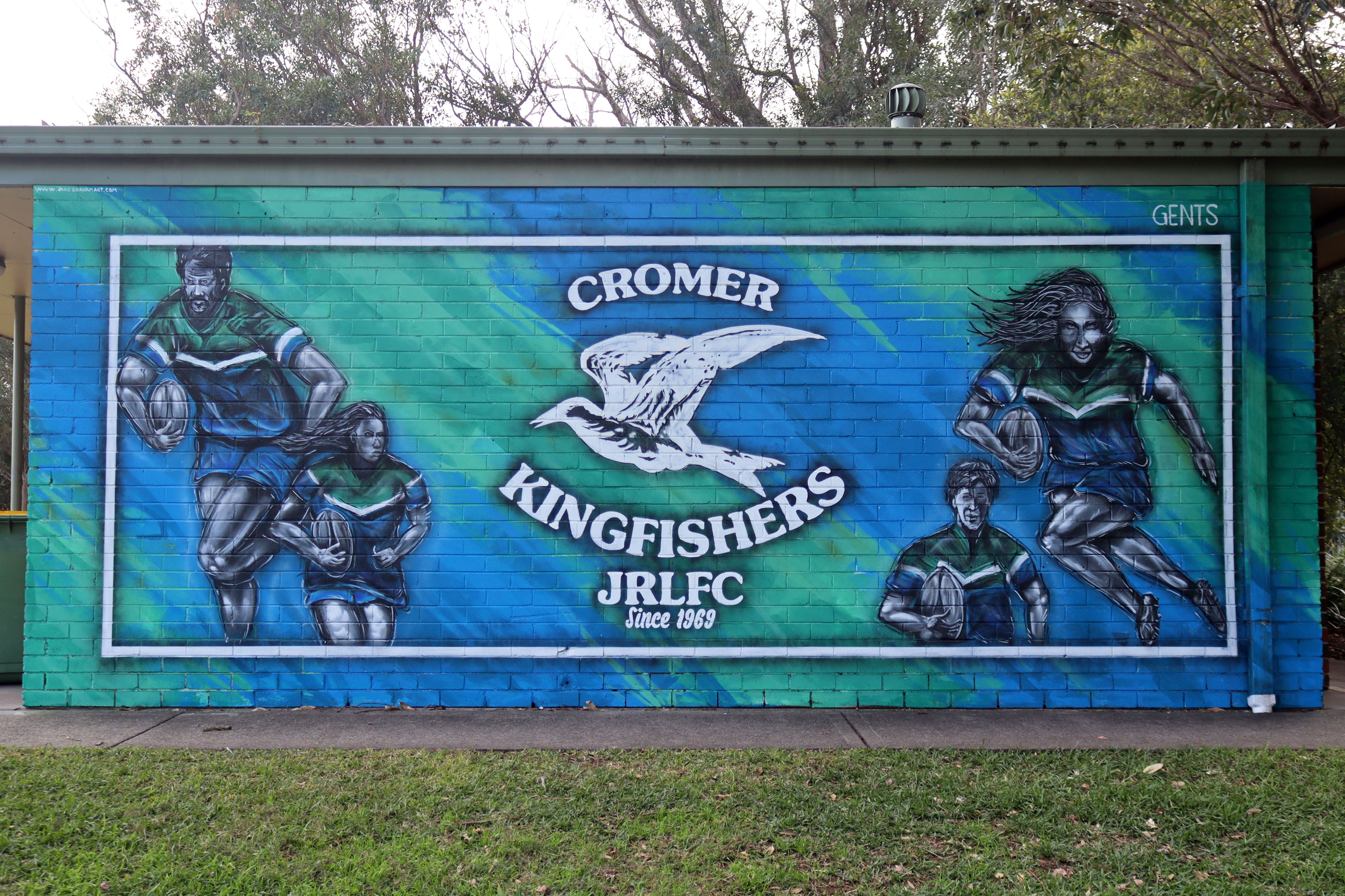 Cromer Kingfishers JRLFC by Jake Graham | Street Art NSW