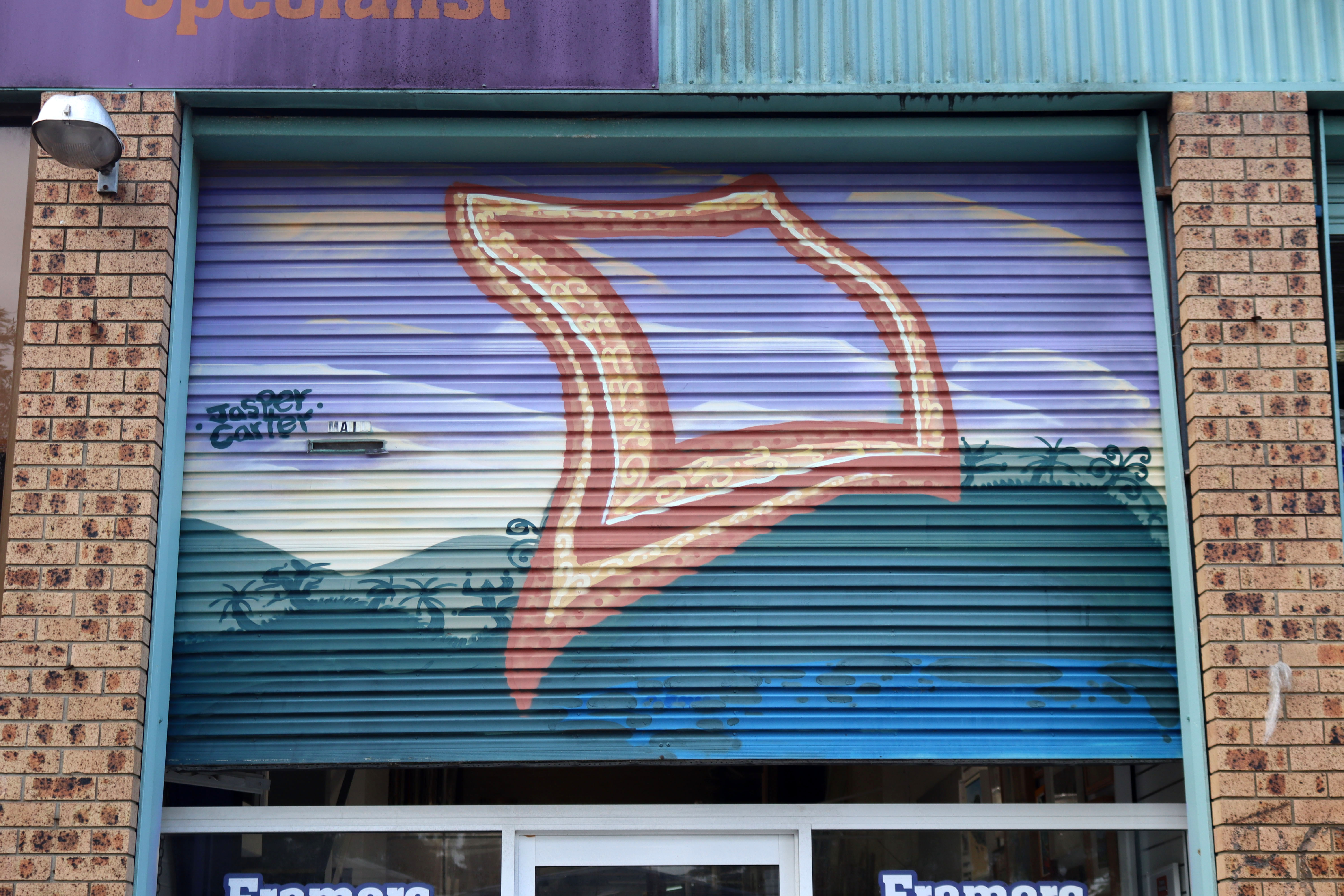 Wiggly Frame by Jasper Carter | Street Art NSW