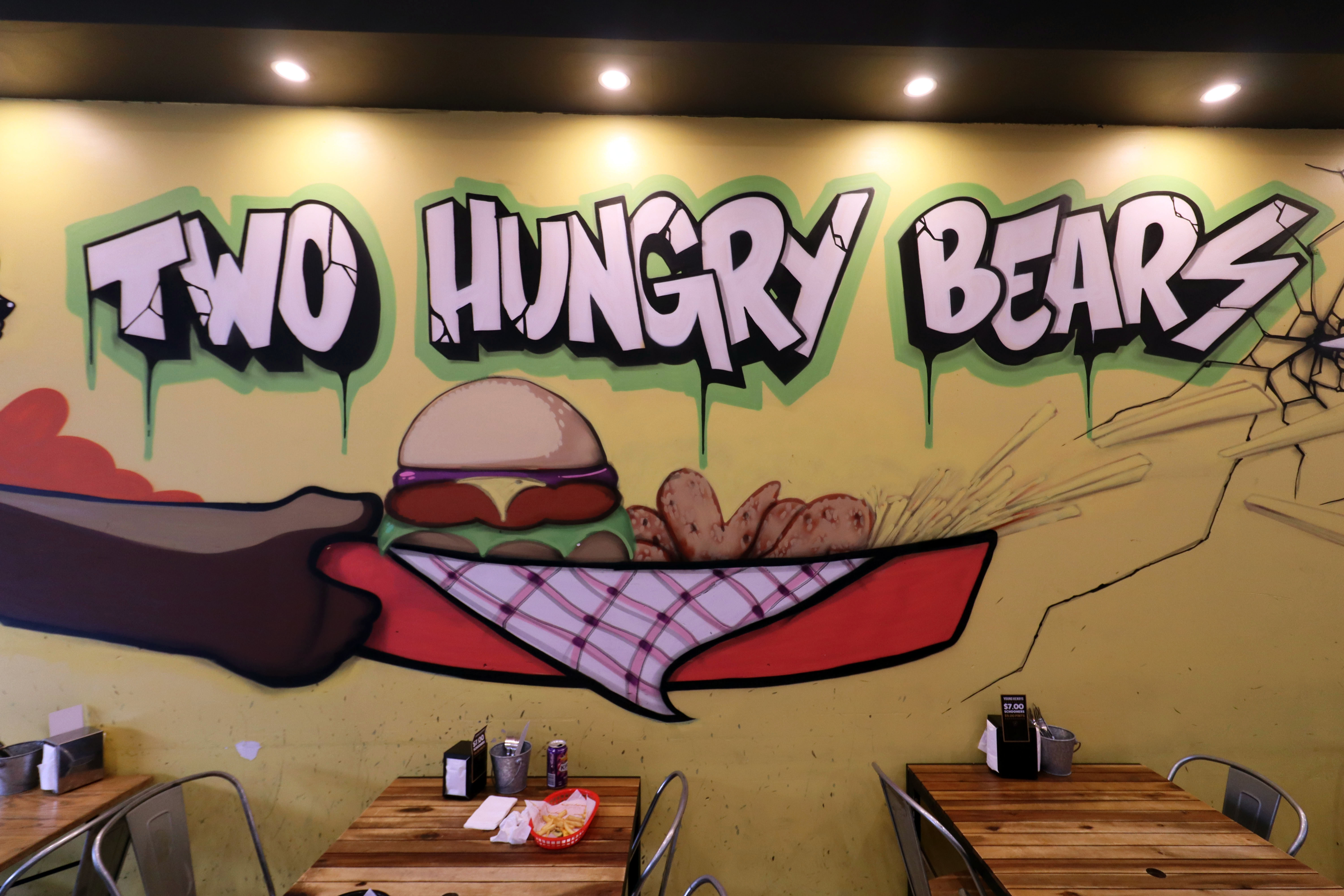 Two Hungry Bears