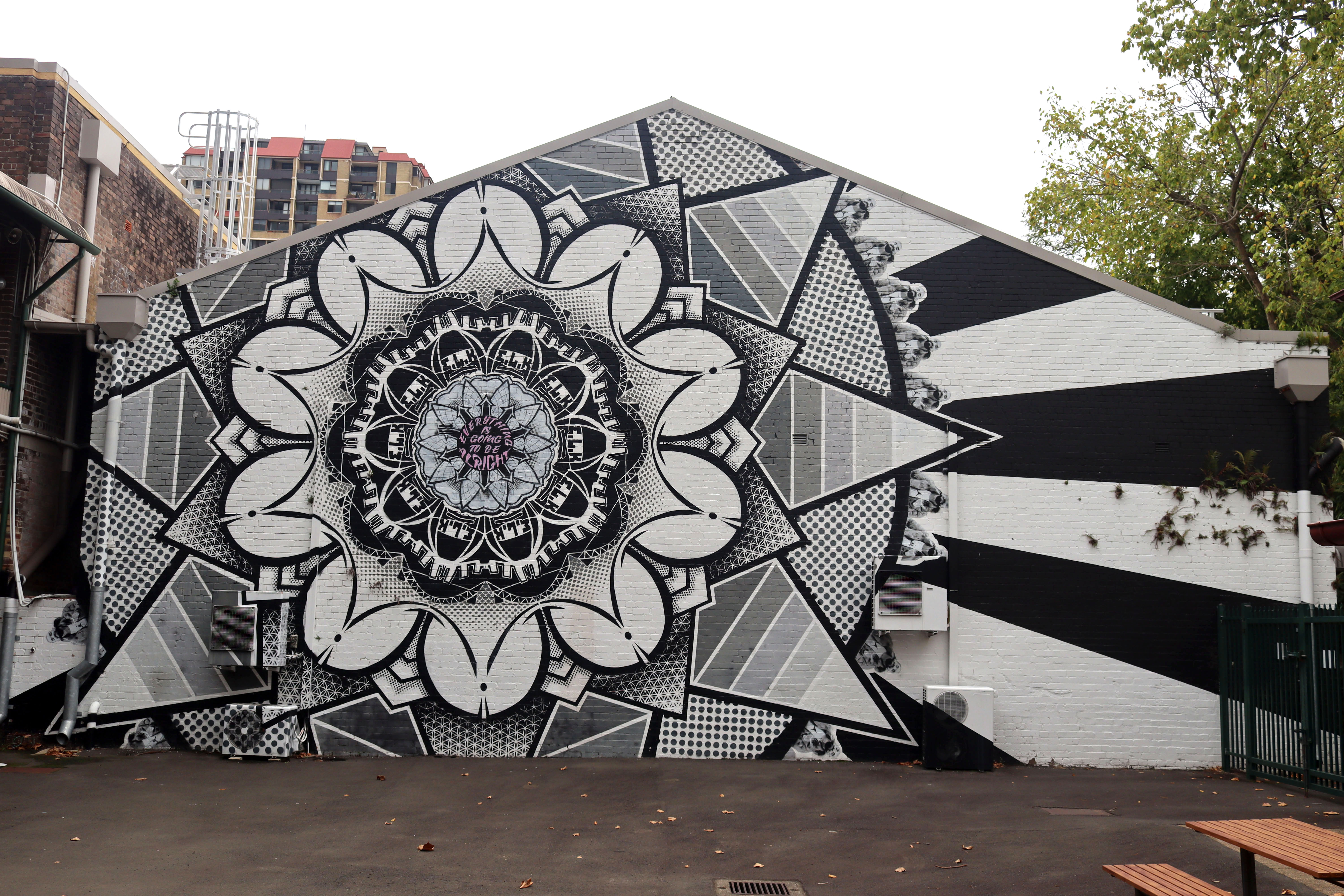Everything Is Going to Be Alright by E.L.K. | Street Art NSW