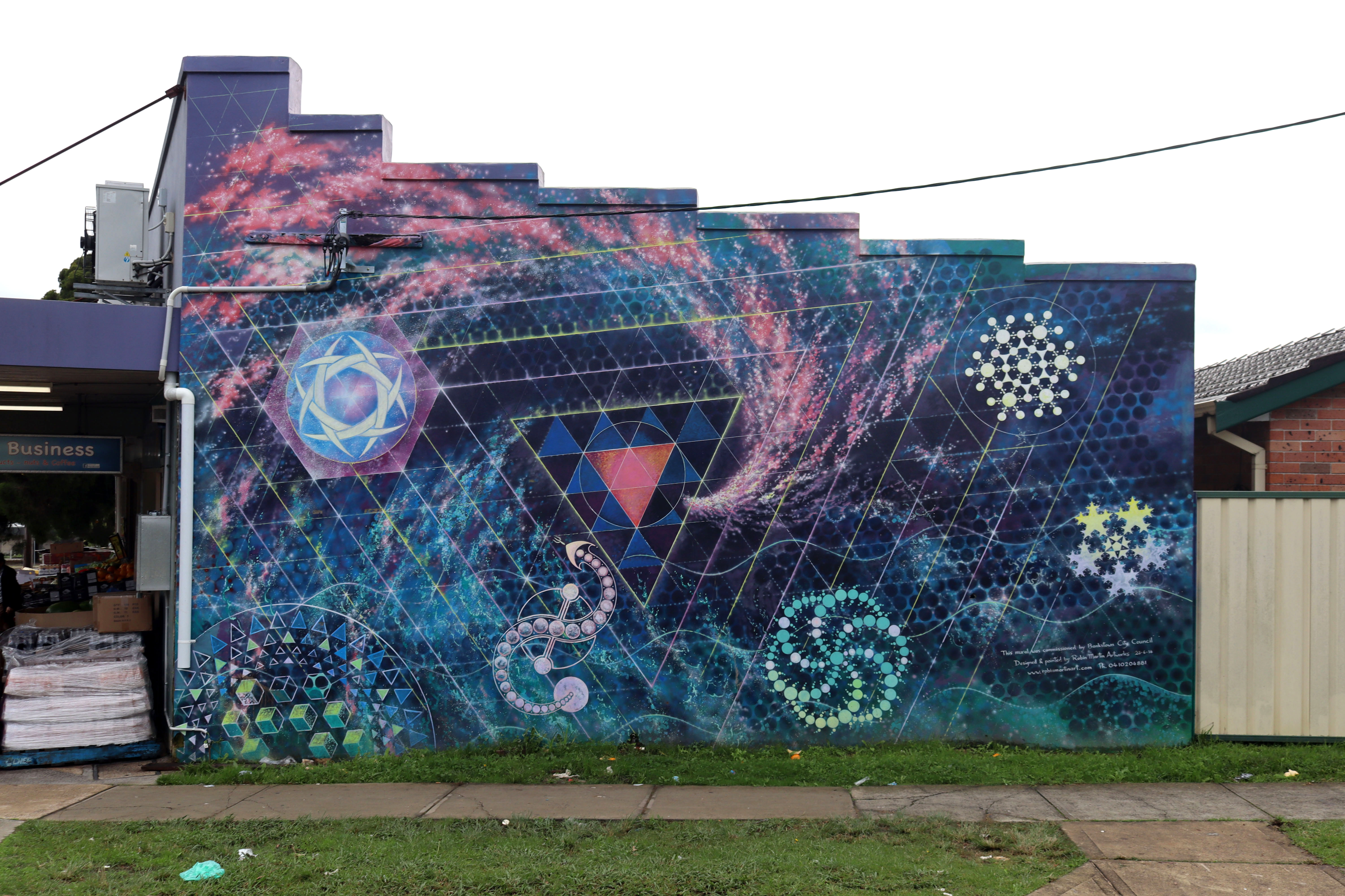 Yagoona Stars by Robin Martin | Street Art NSW