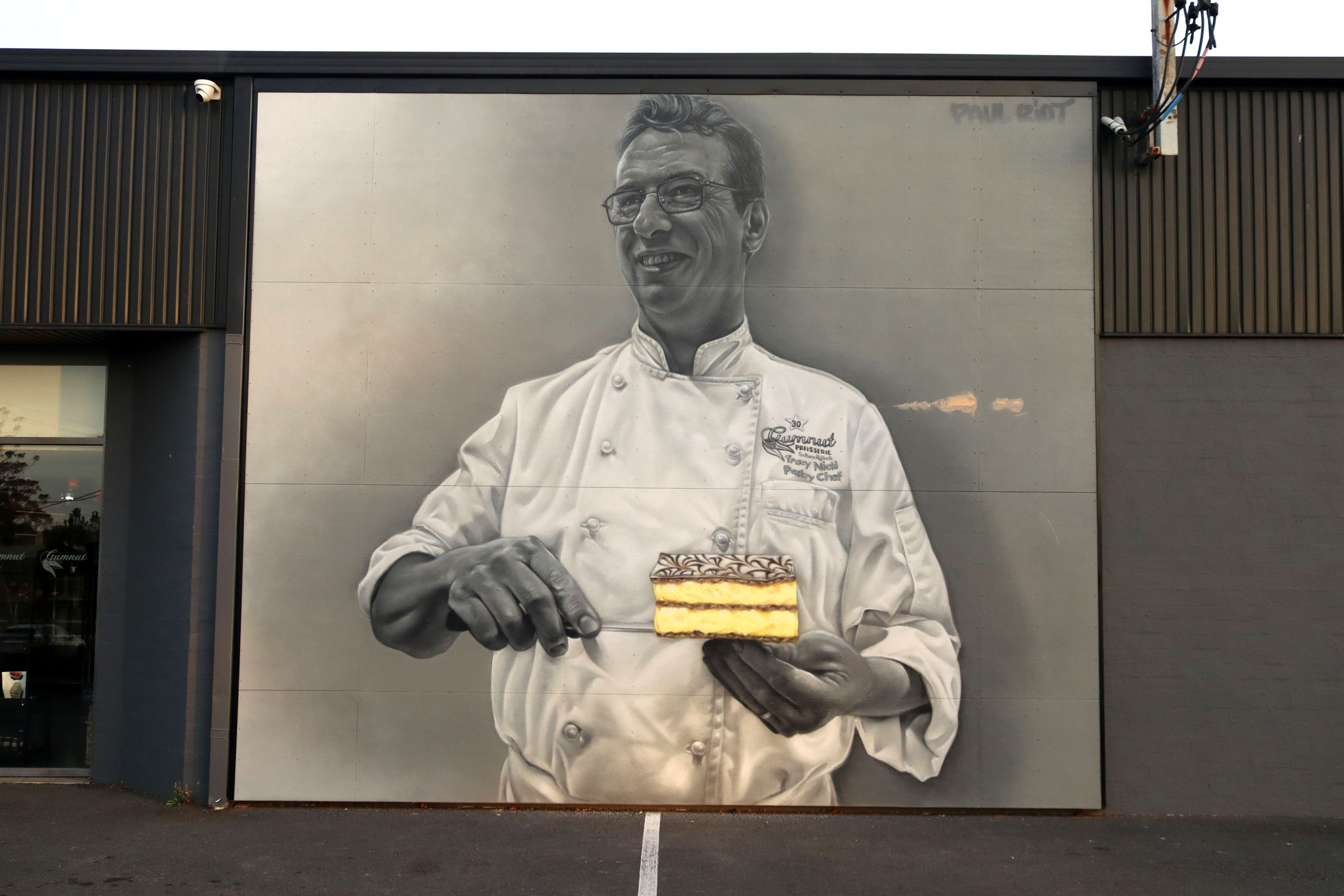 Tracy Nickl Pastry Chef by Riots One | Street Art NSW