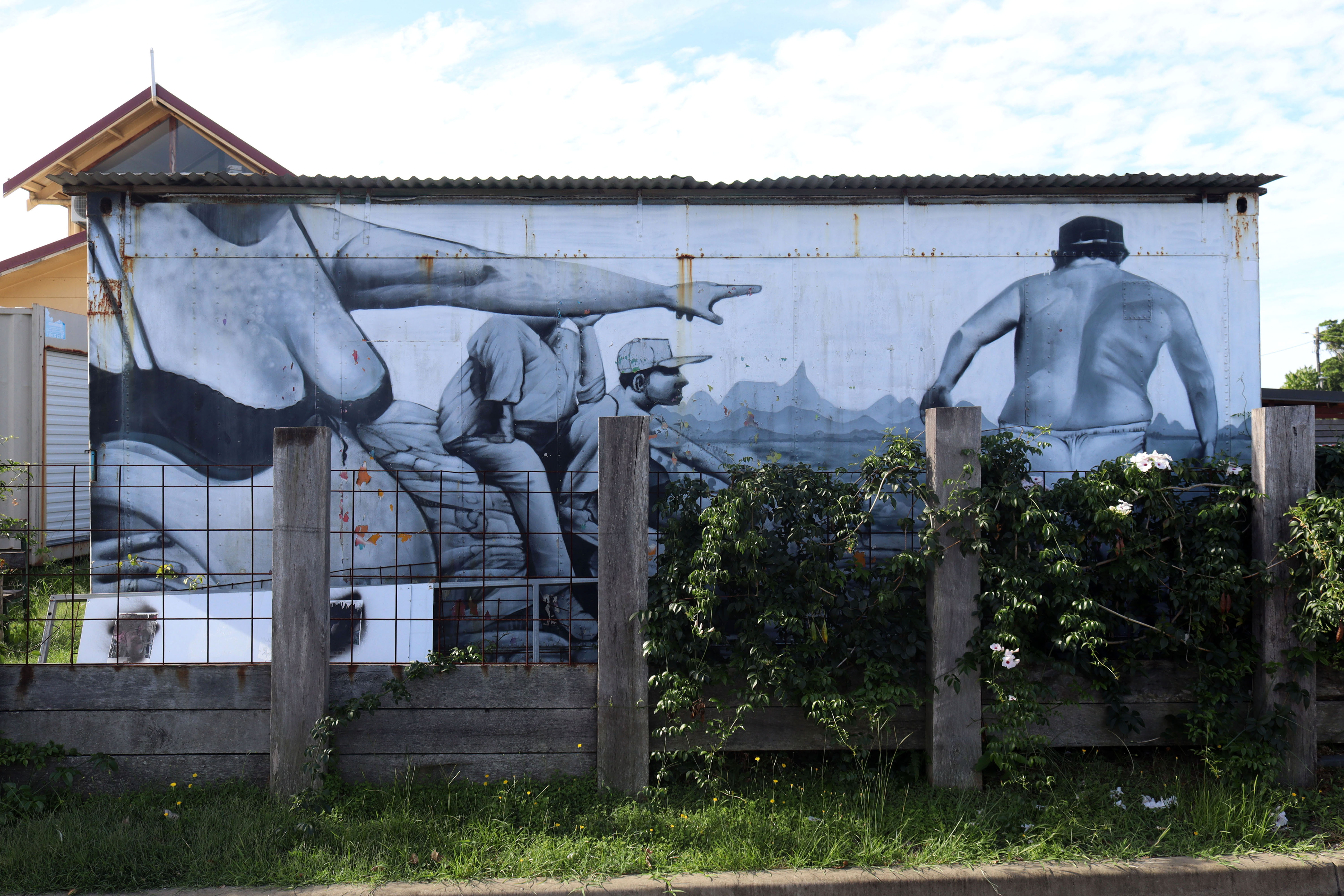 Beach Scene by BURG | Street Art NSW
