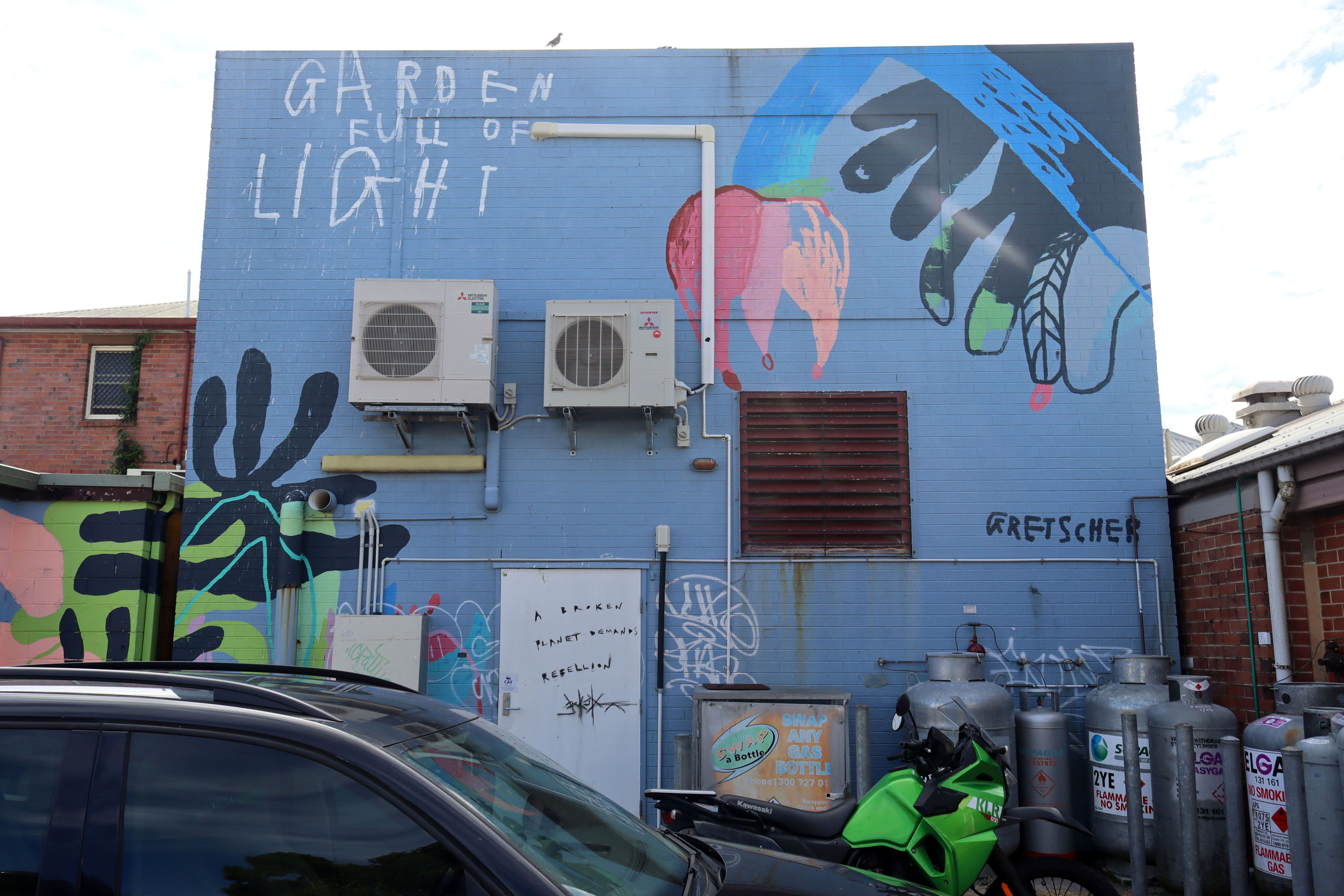 Garden Full of Light by Danny Gretscher | Street Art NSW