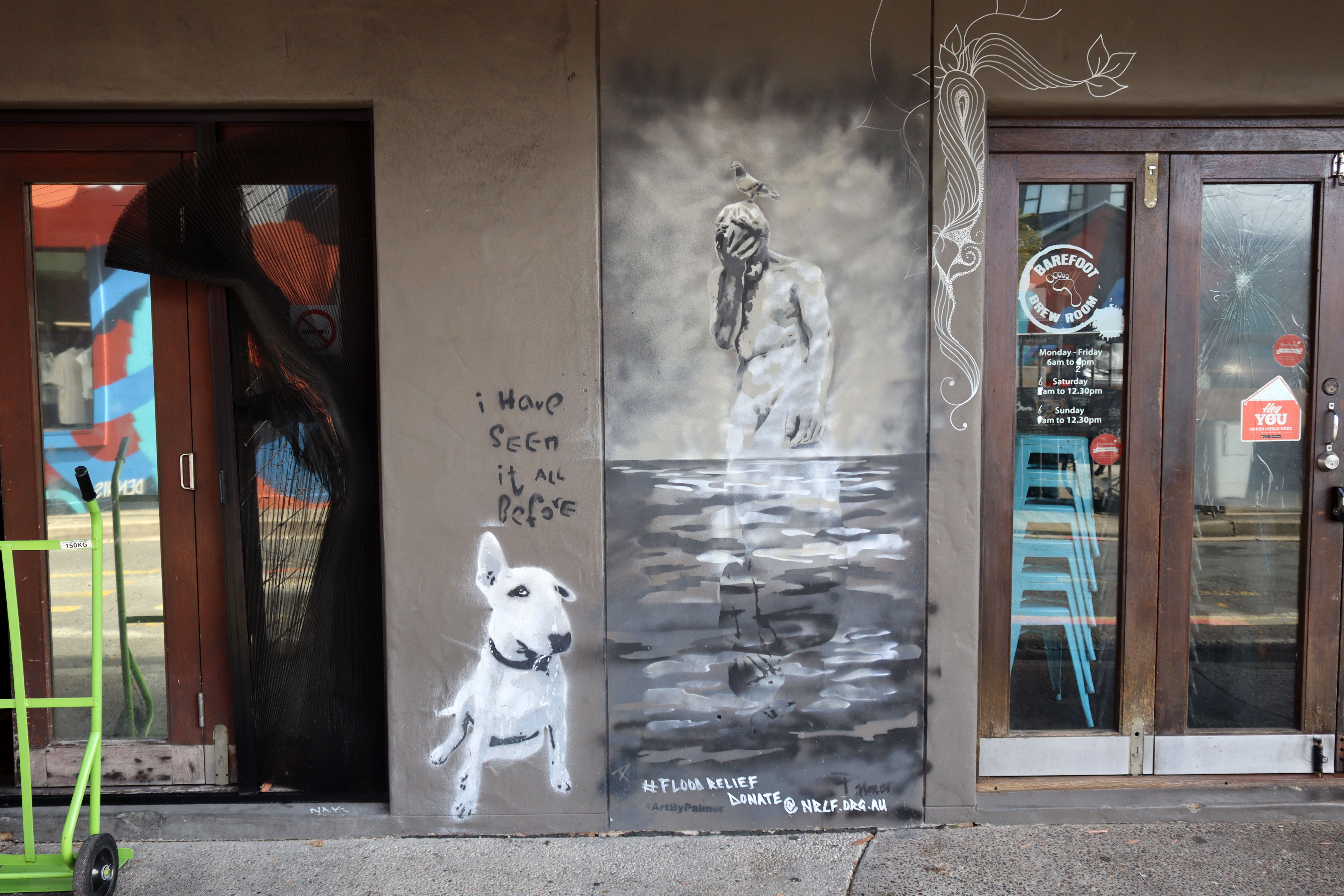 I Have Seen It All Before/Same Shit, Different Day by Christian Palmer | Street Art NSW