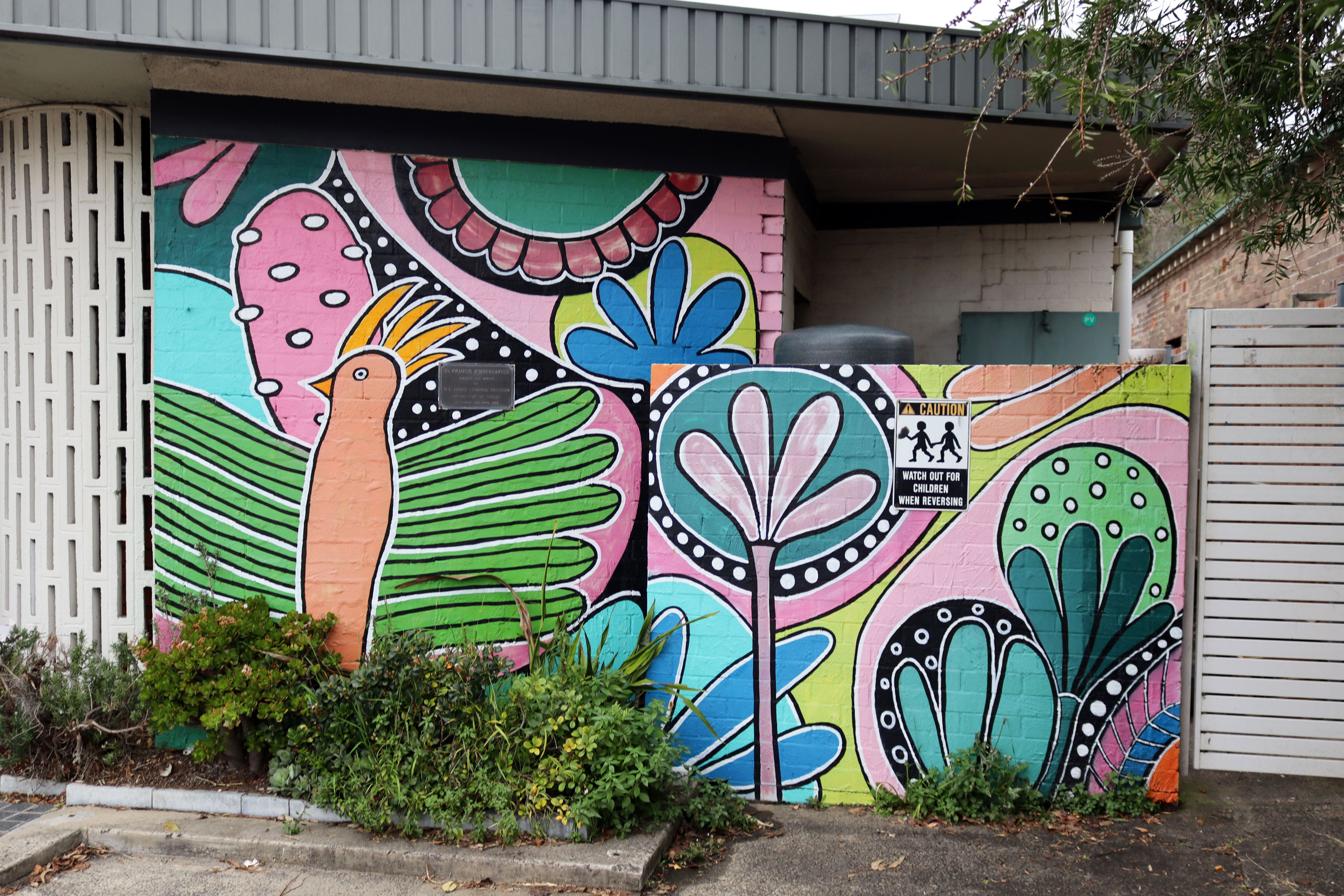 Singing and Laughing All Day Long by Hayley Mischief Lord | Street Art NSW