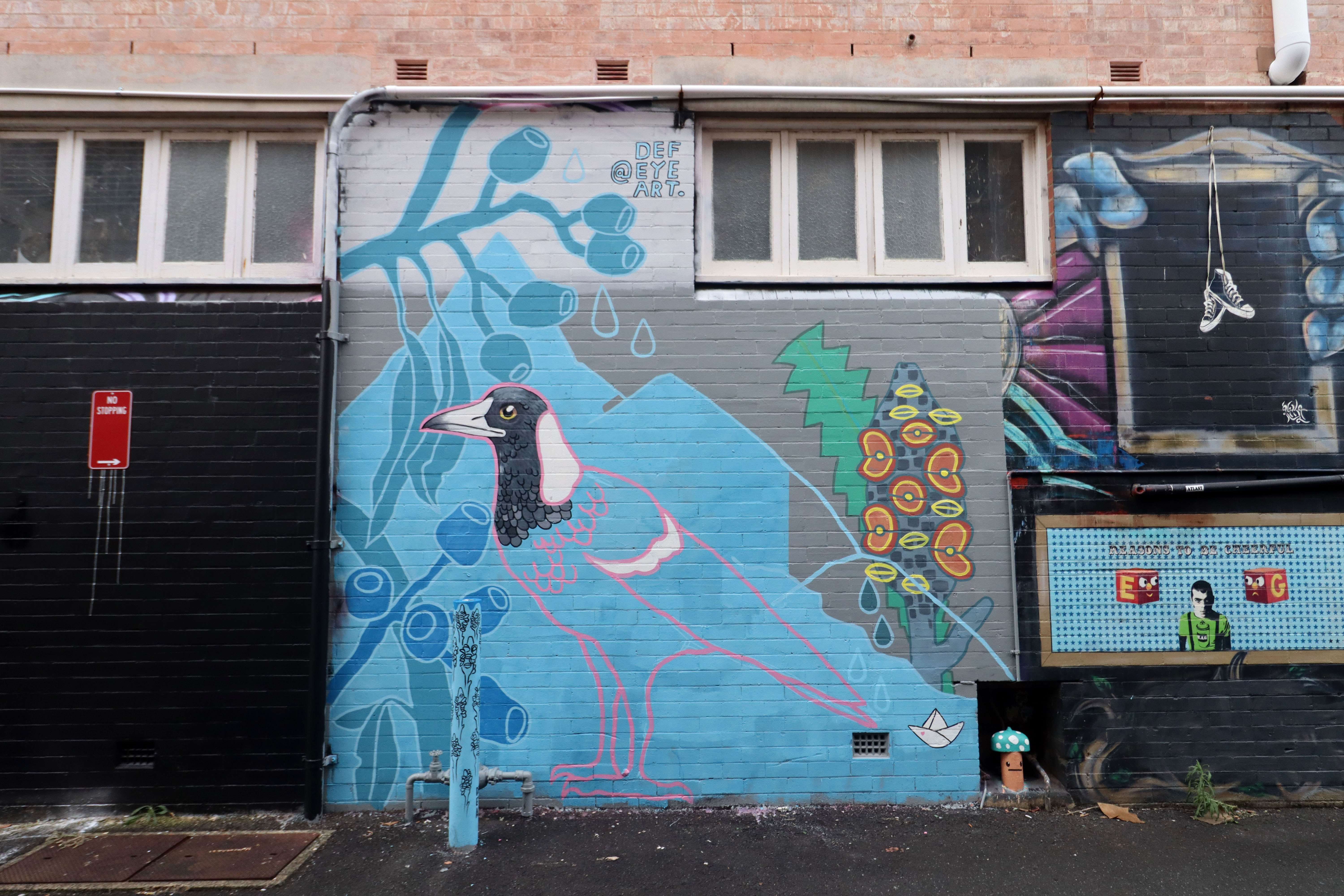 Blue Storm by DEF EYE ART | Street Art NSW