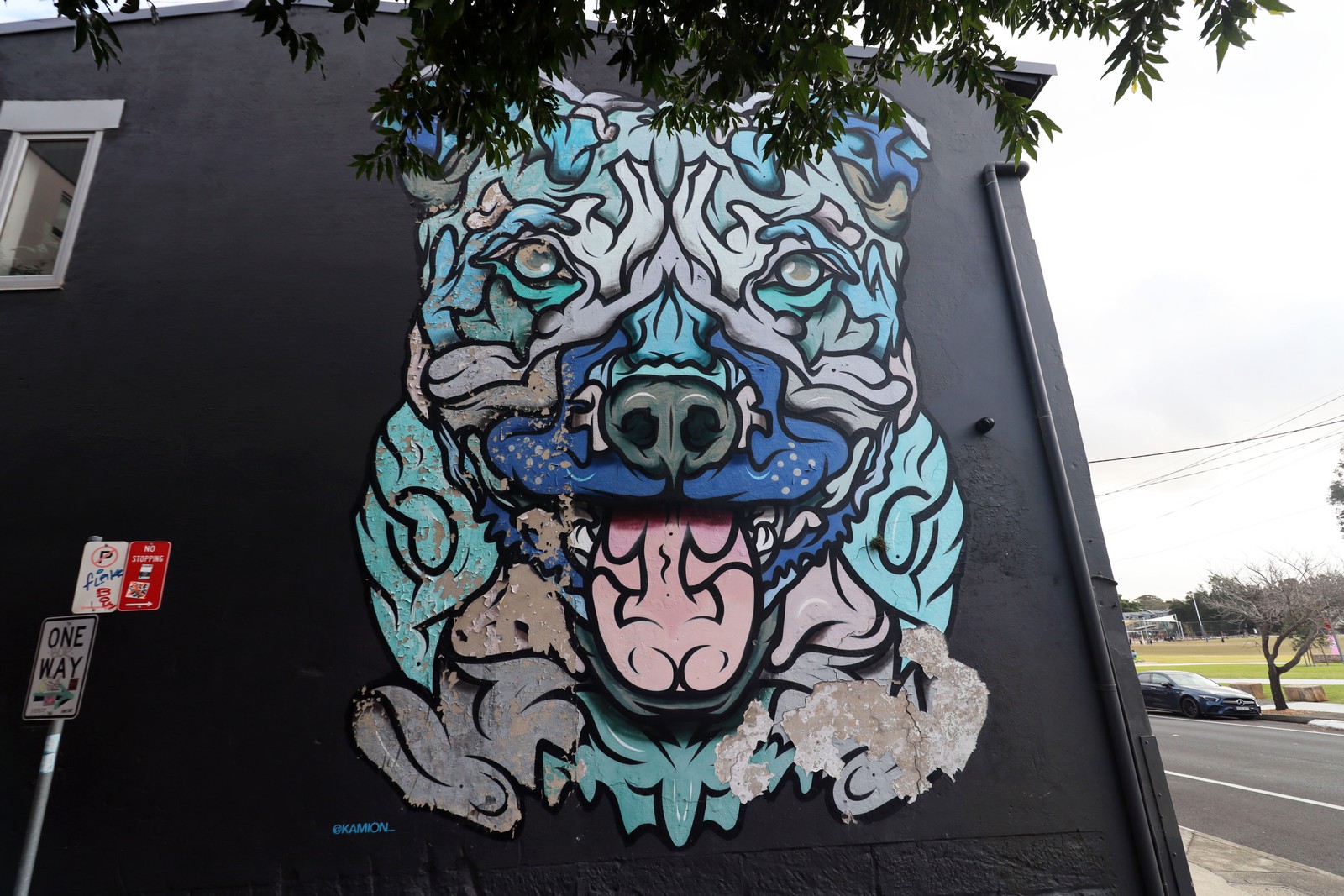 Staffy by Matt Scott | Street Art NSW