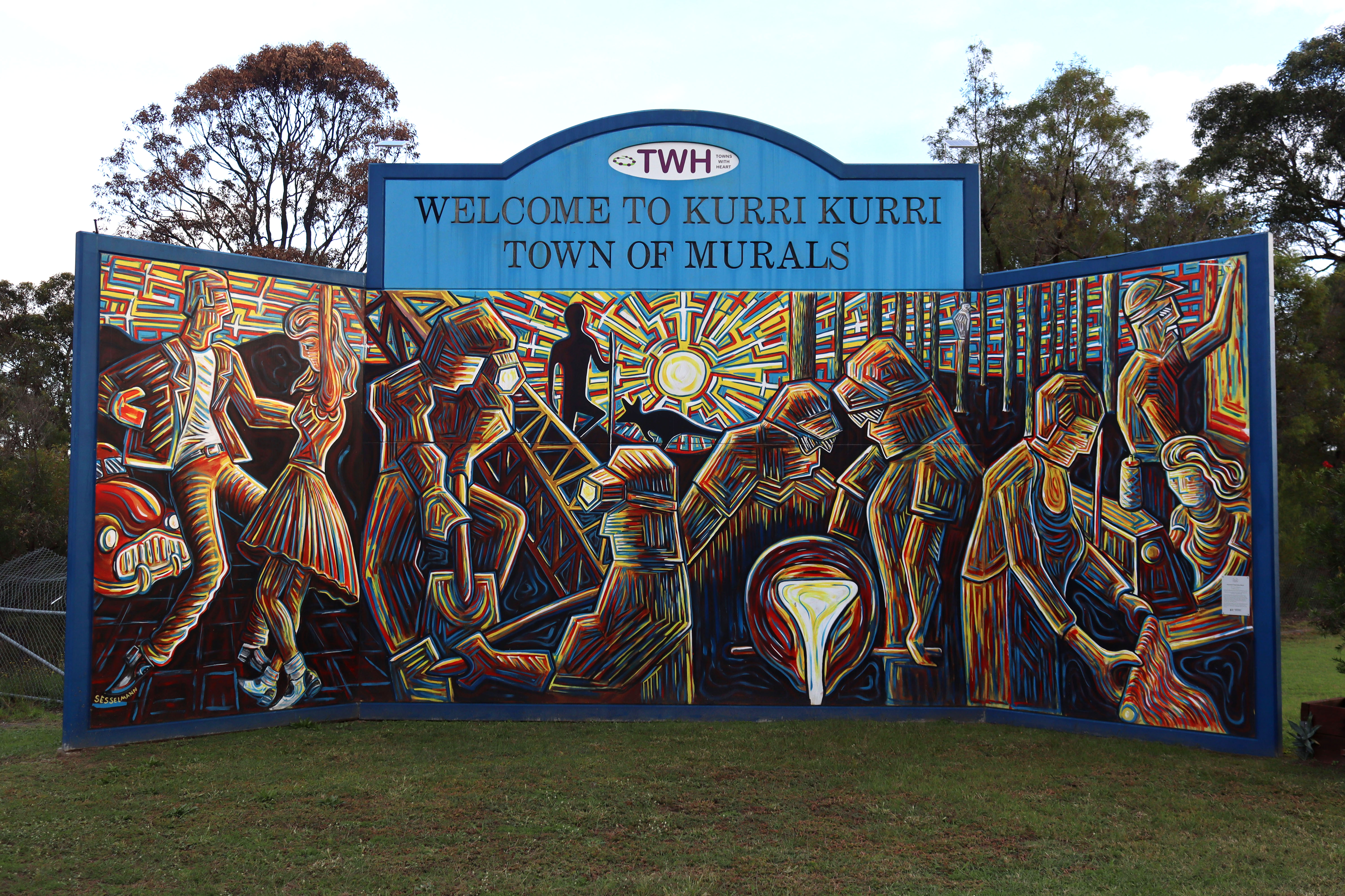Kurri Kurri Town Entry Mural