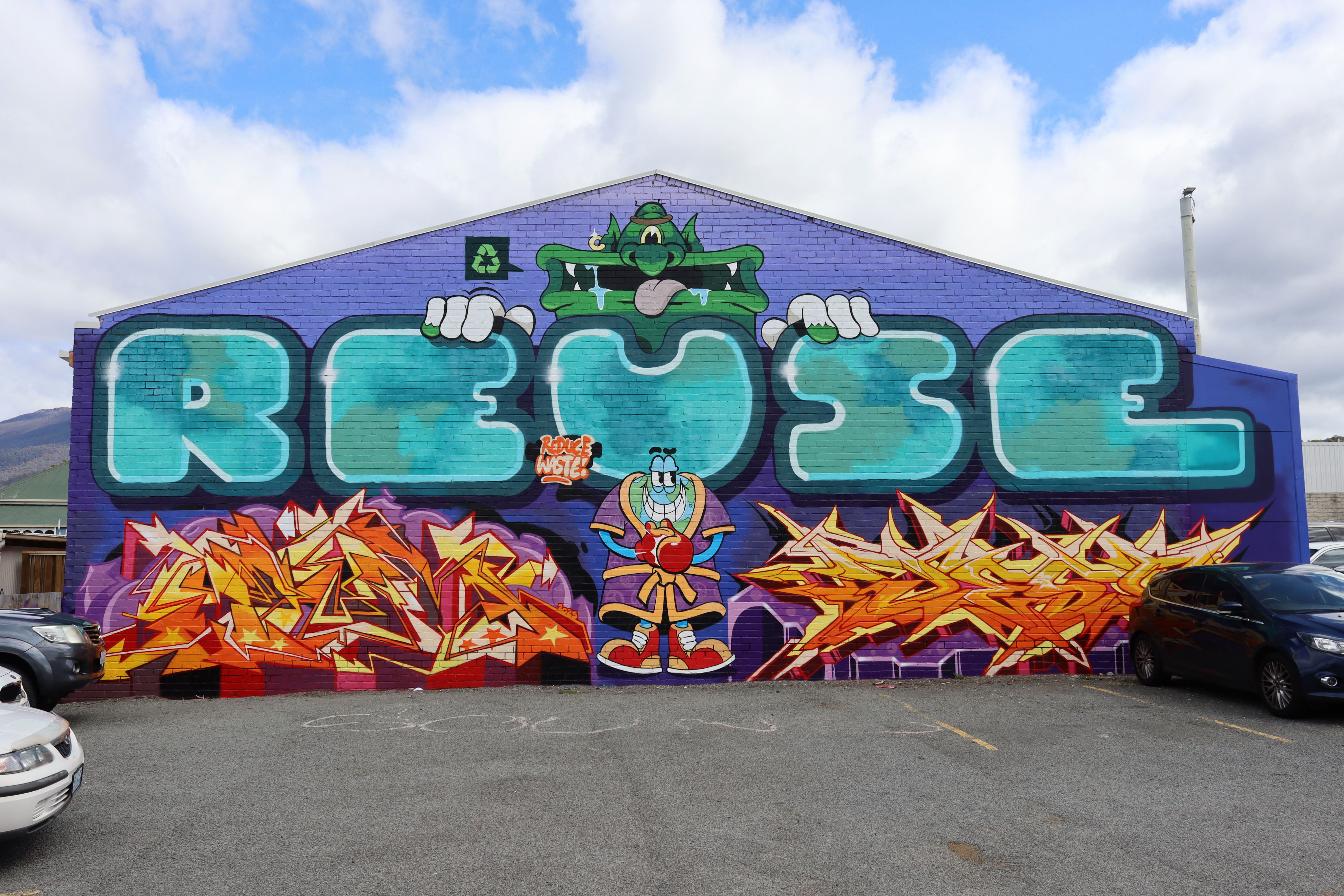 Reuse by Joel Gadja | Street Art NSW