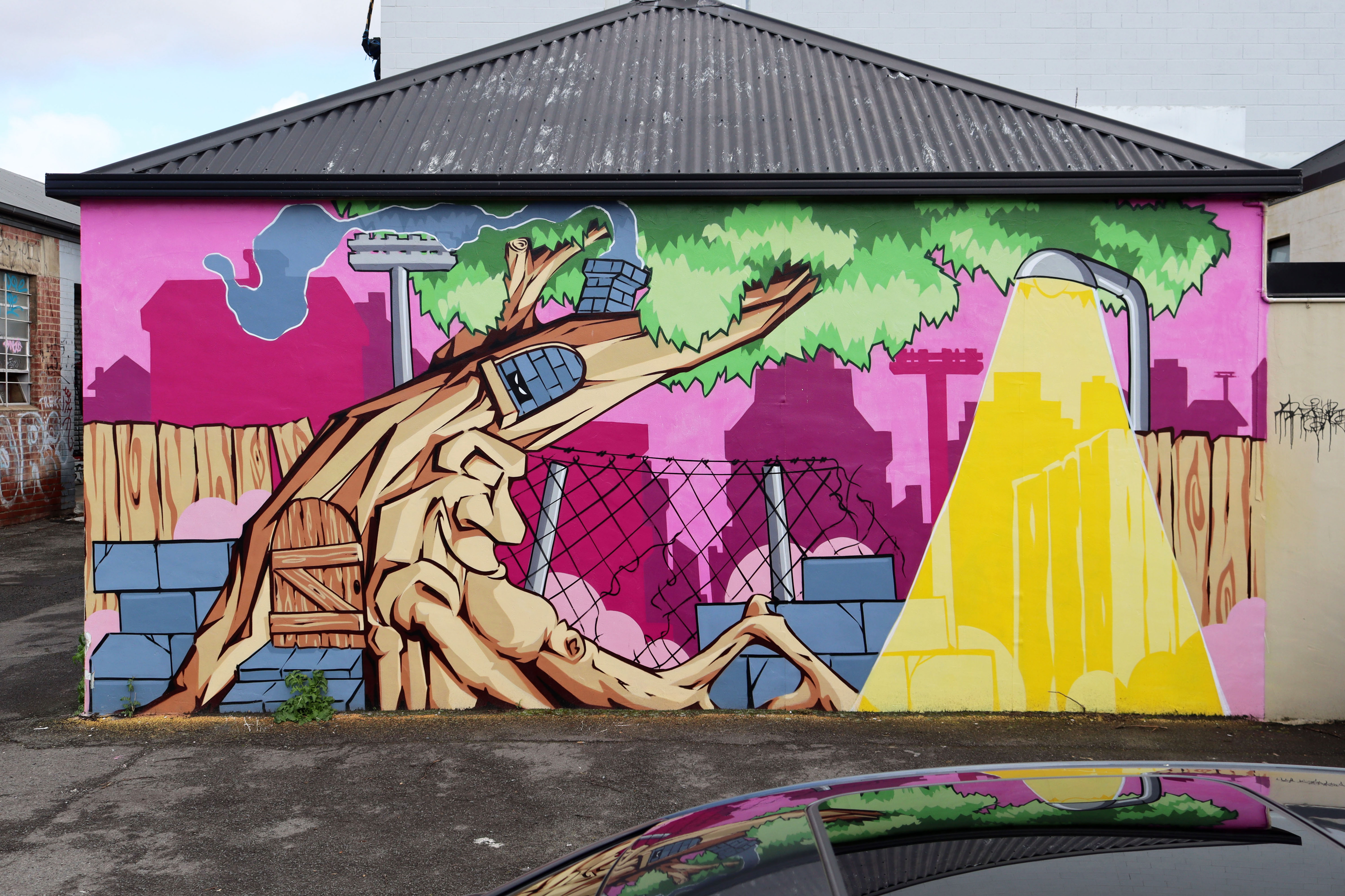 Brisbane Lane by Joel Gadja | Street Art NSW