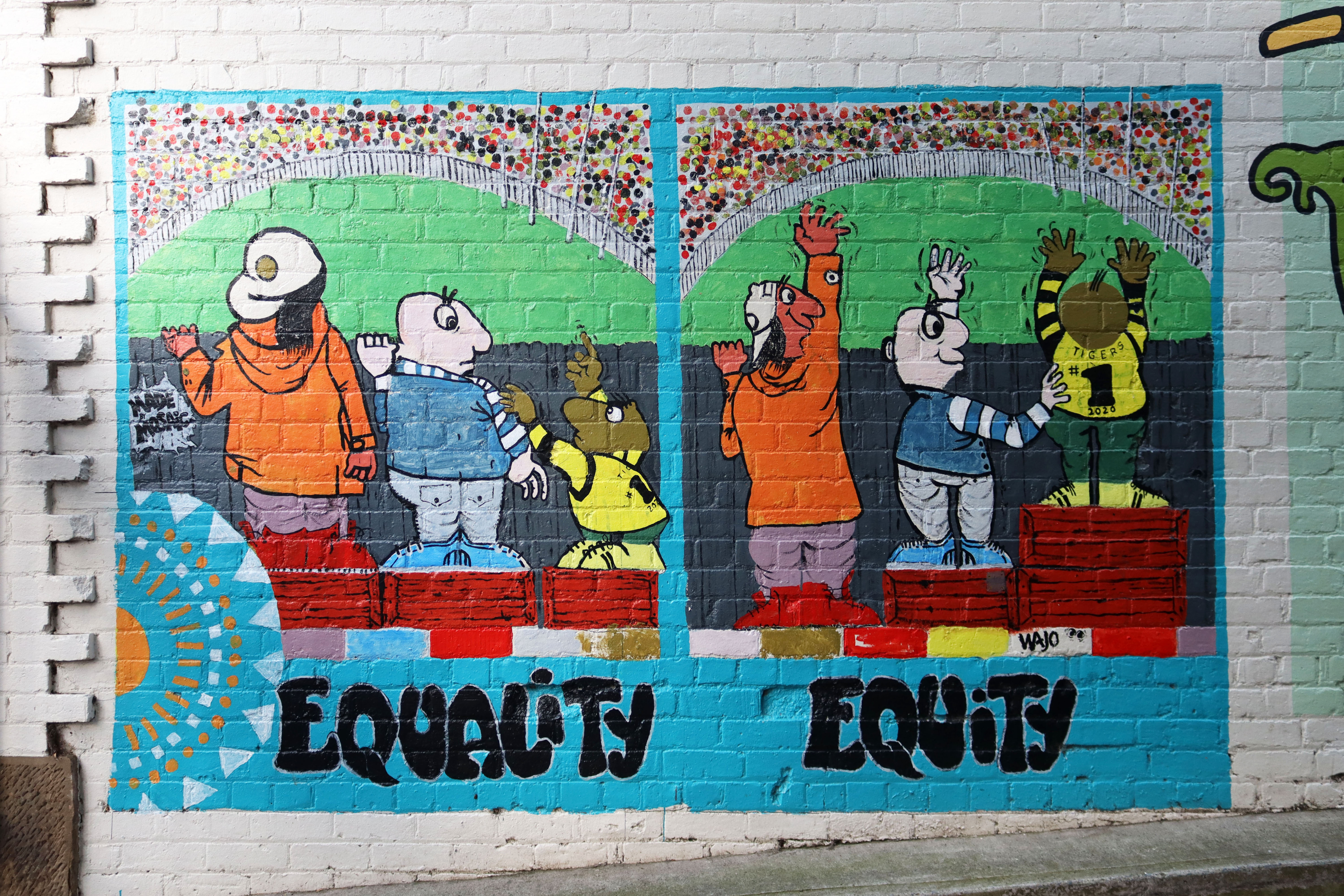Equality/Equity by Made by Mosaic | Street Art NSW