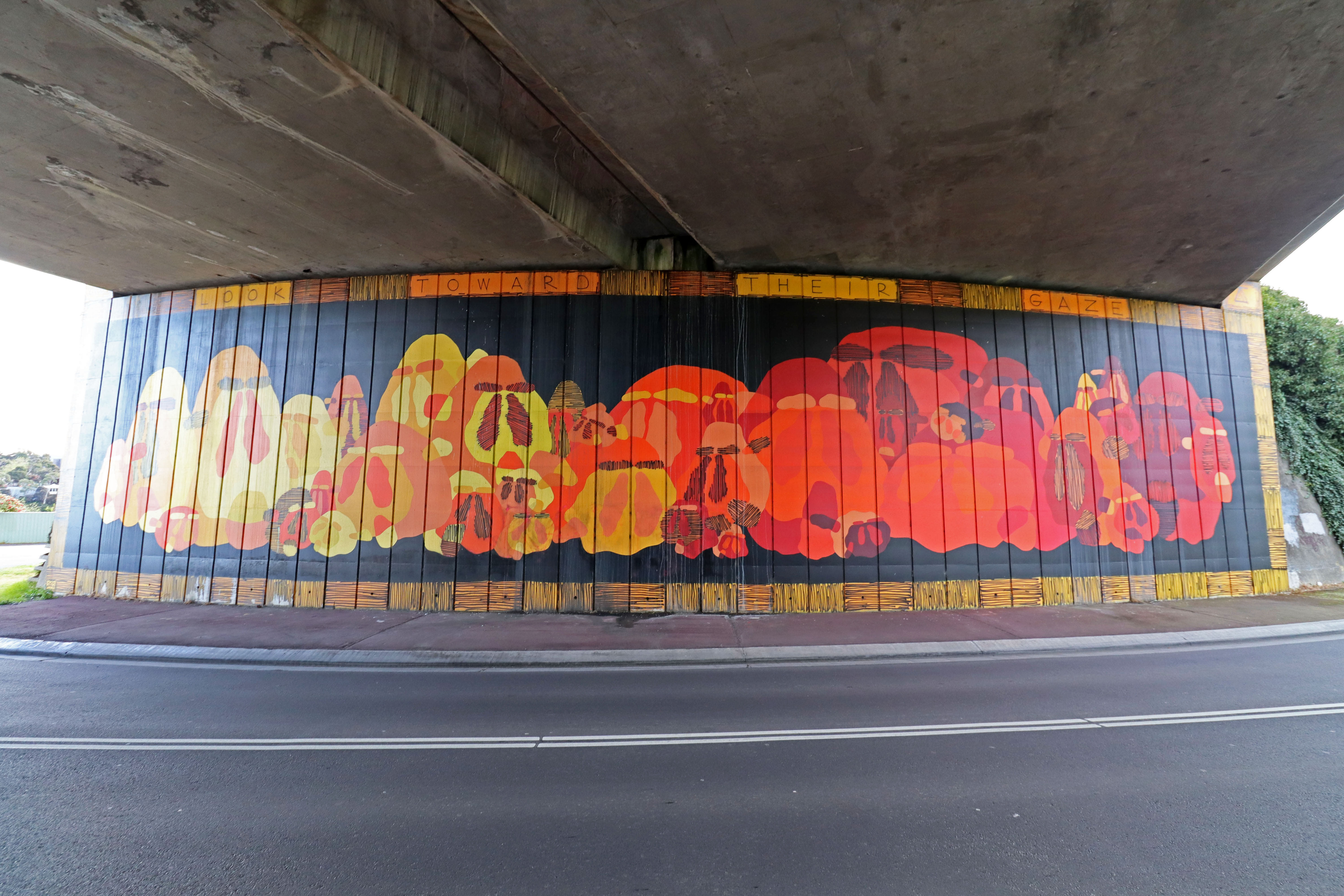 Look Toward Their Gaze by Jonny Scholes | Street Art NSW