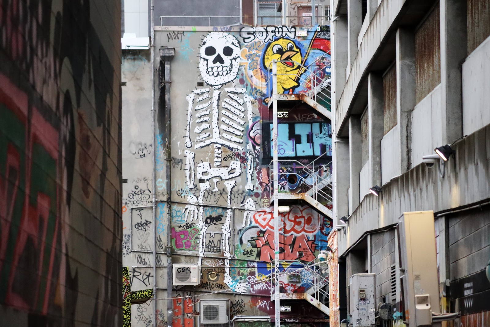 Big Bone Man by Tom O'Hern | Street Art NSW