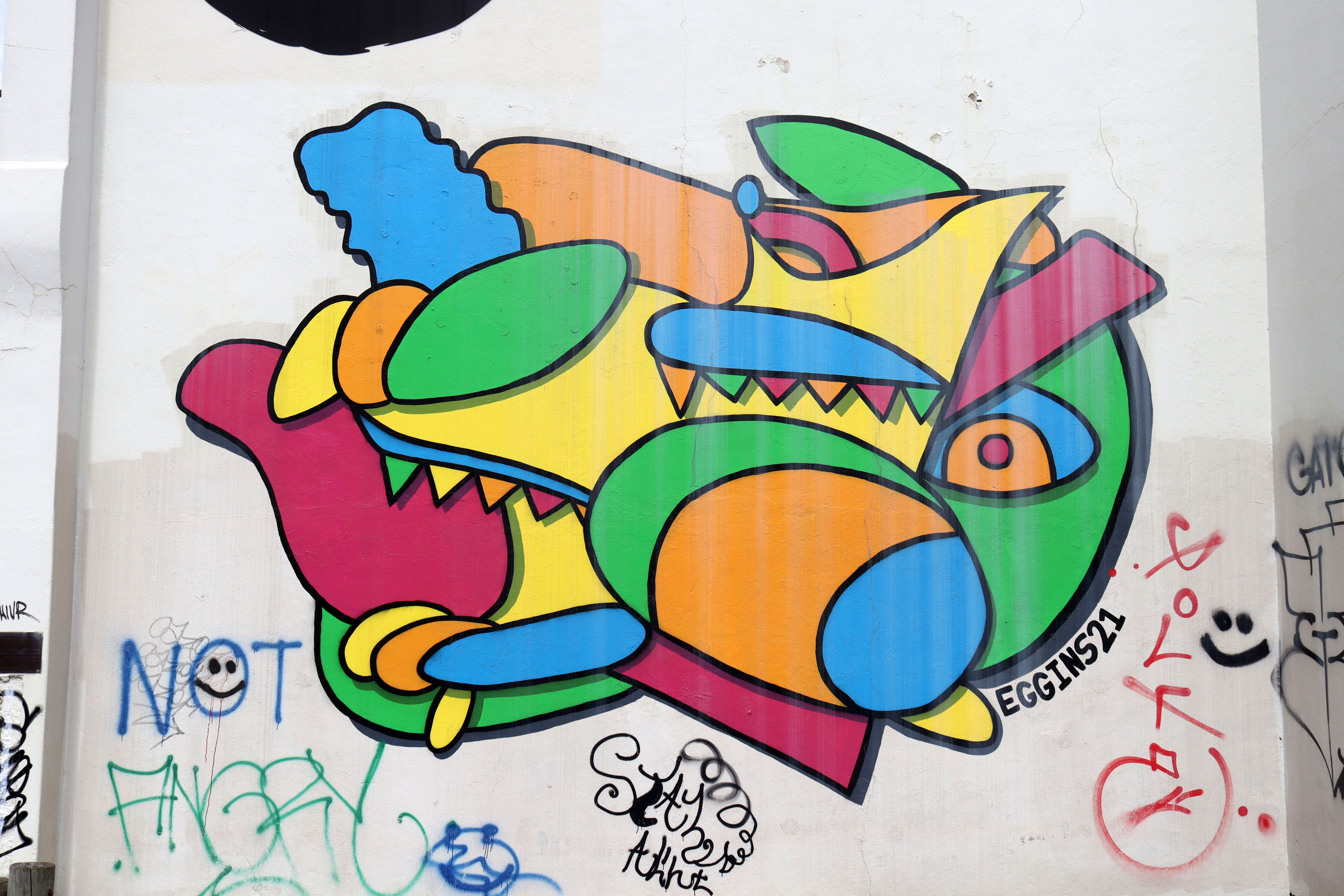 Crazy Tassy Devil by Paul Eggins | Street Art NSW