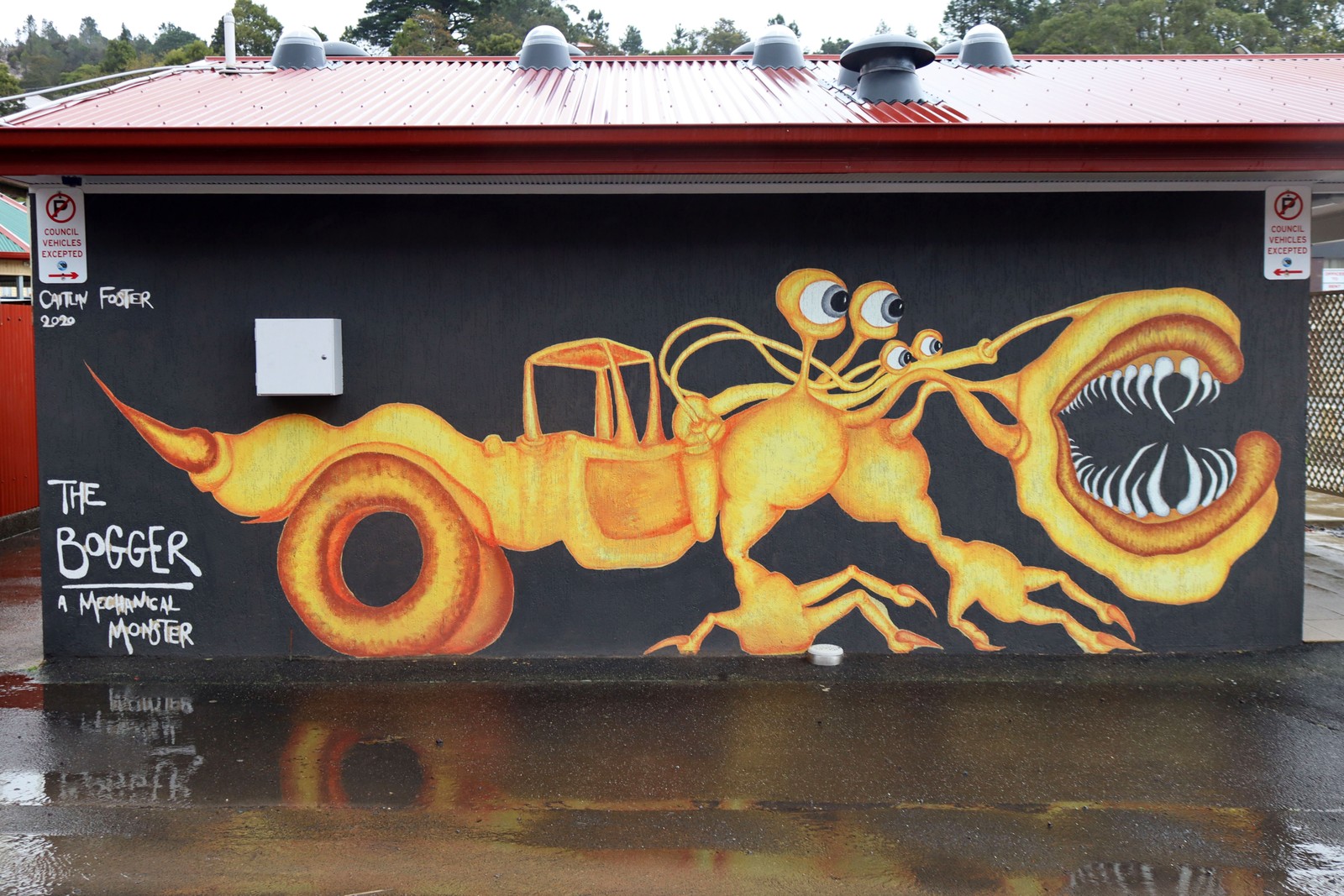 The Bogger by Caitlin Foster | Street Art NSW