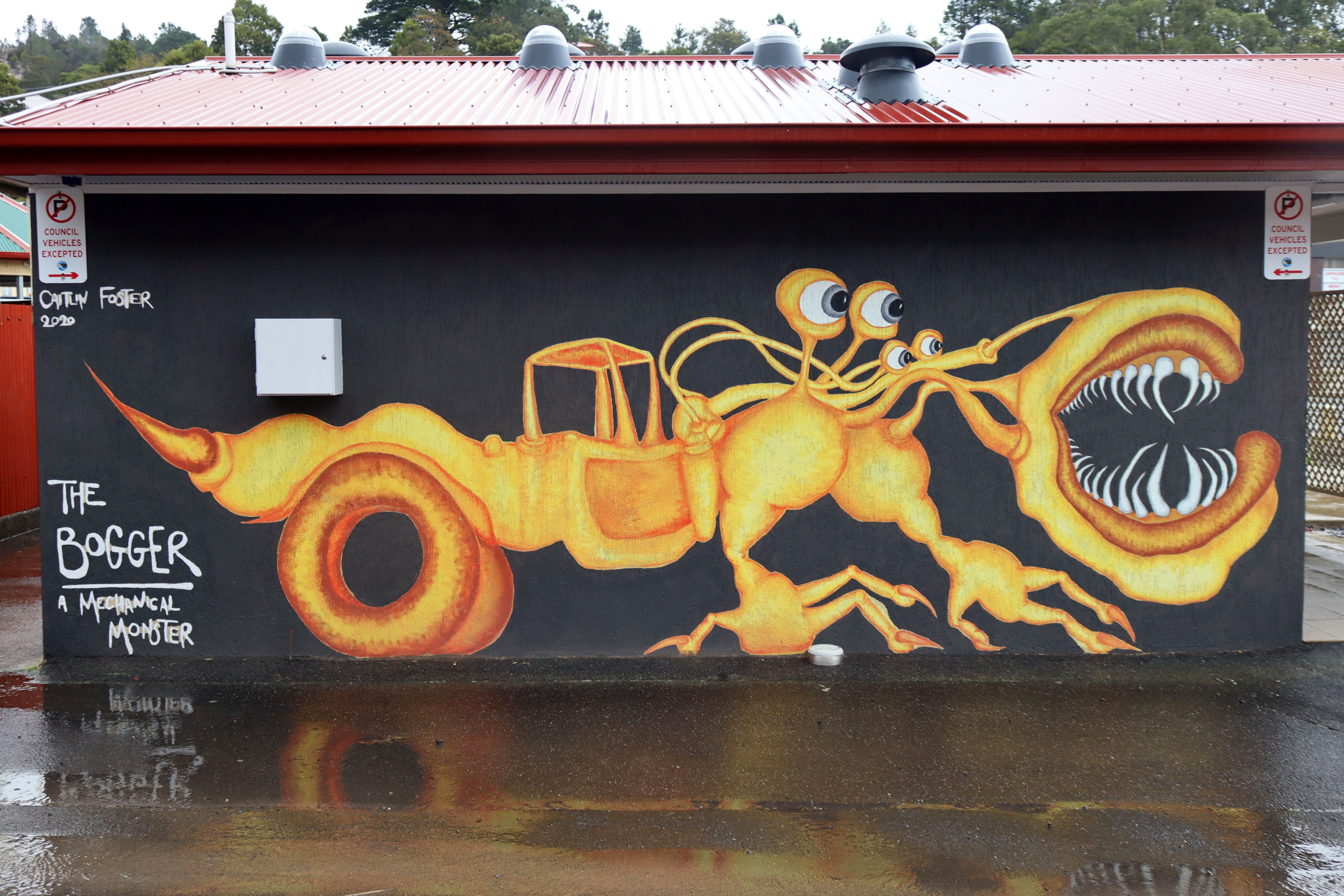 The Bogger by Caitlin Foster | Street Art NSW