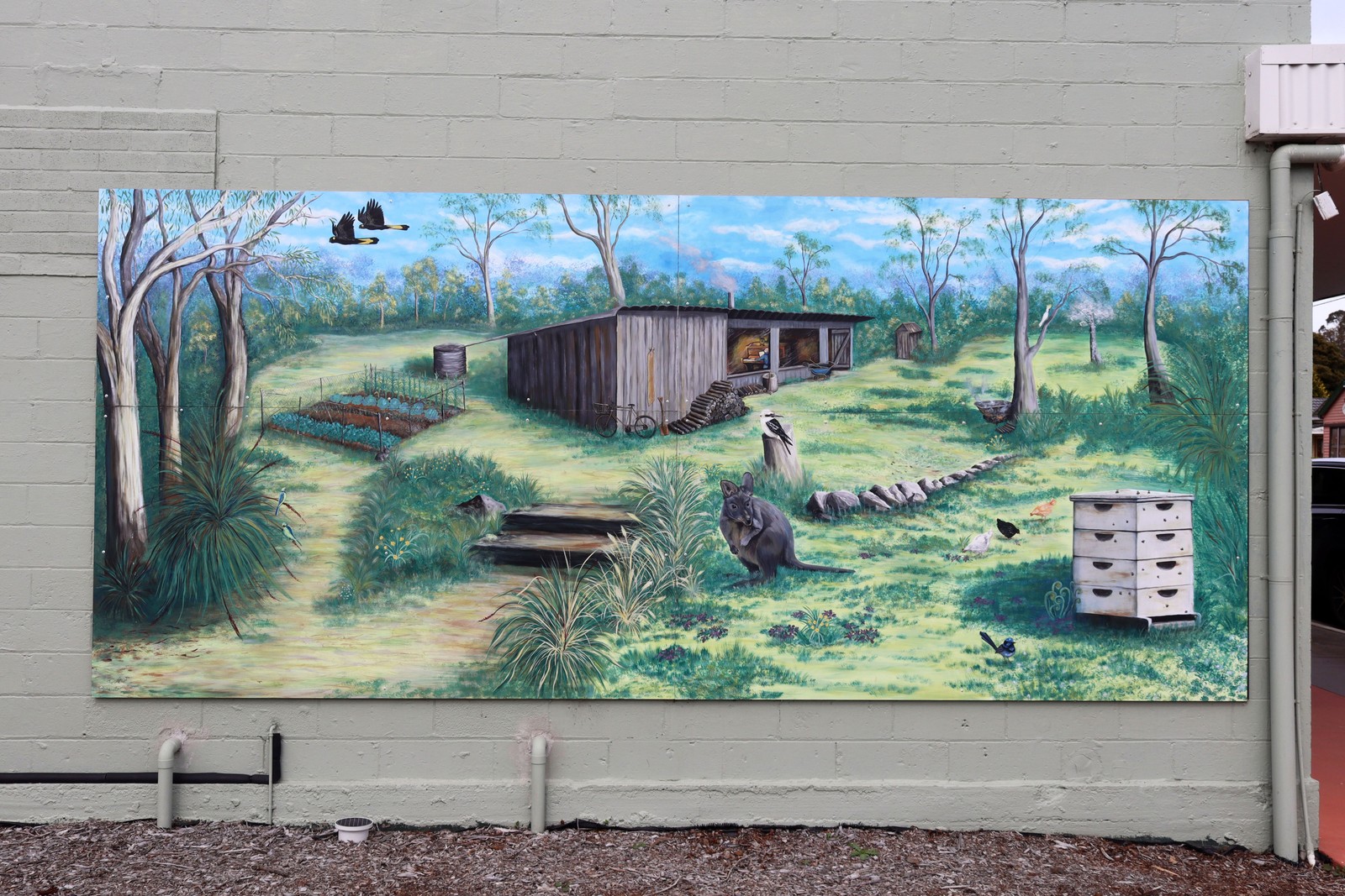 A Generous Gift by Janine Poke | Street Art NSW