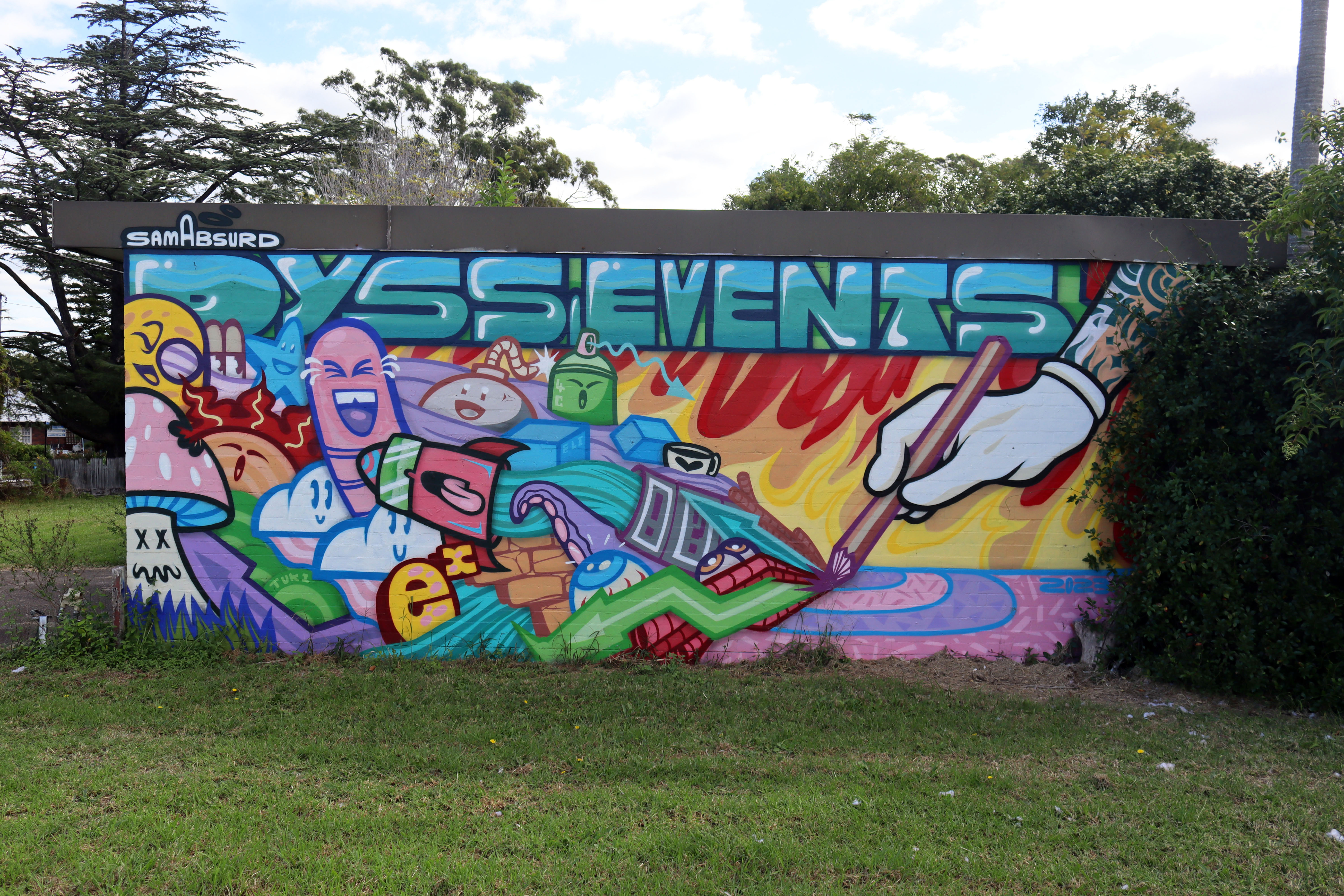 Untitled by Sam Absurd | Street Art NSW