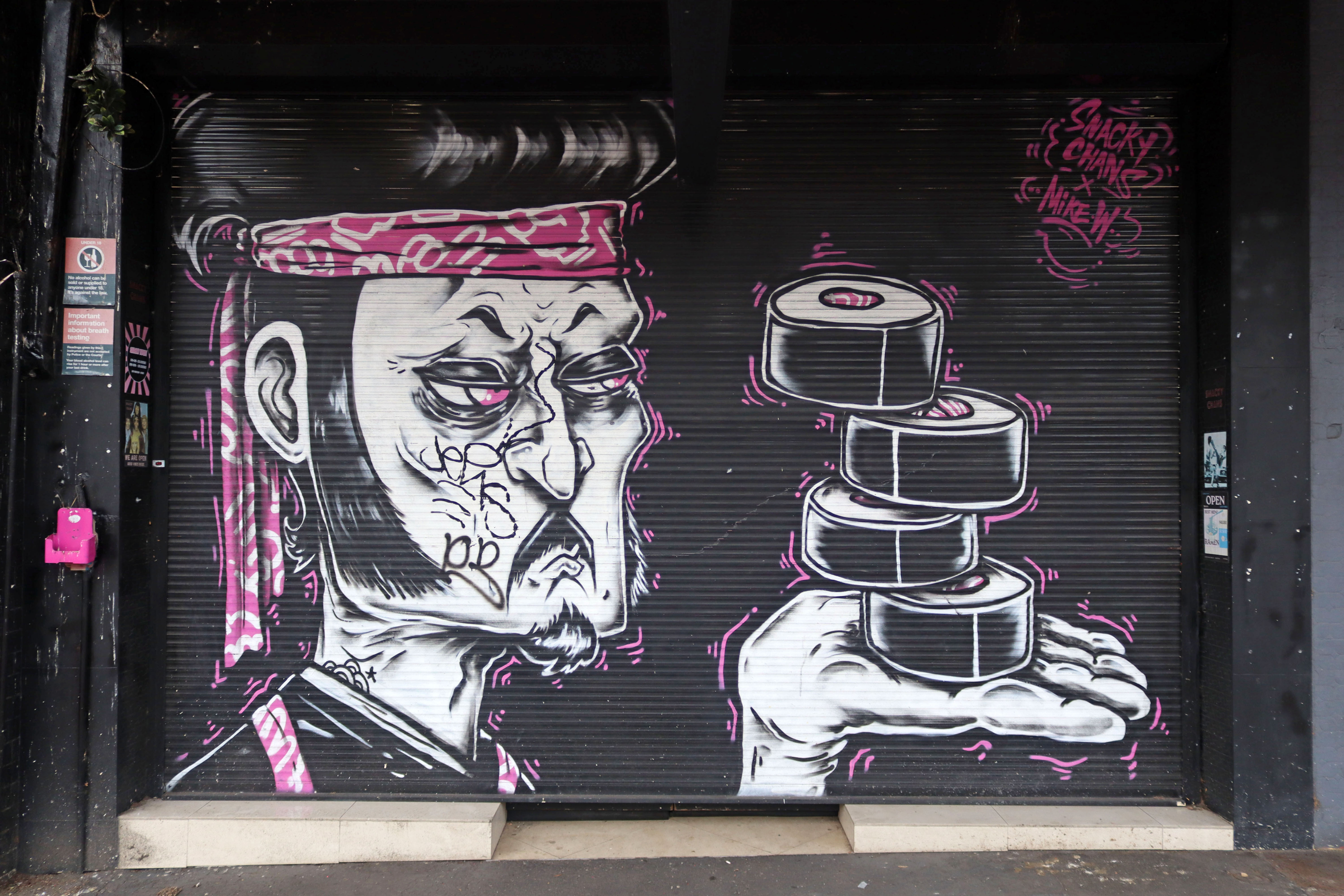 Snacky Chans by Mike Watt | Street Art NSW