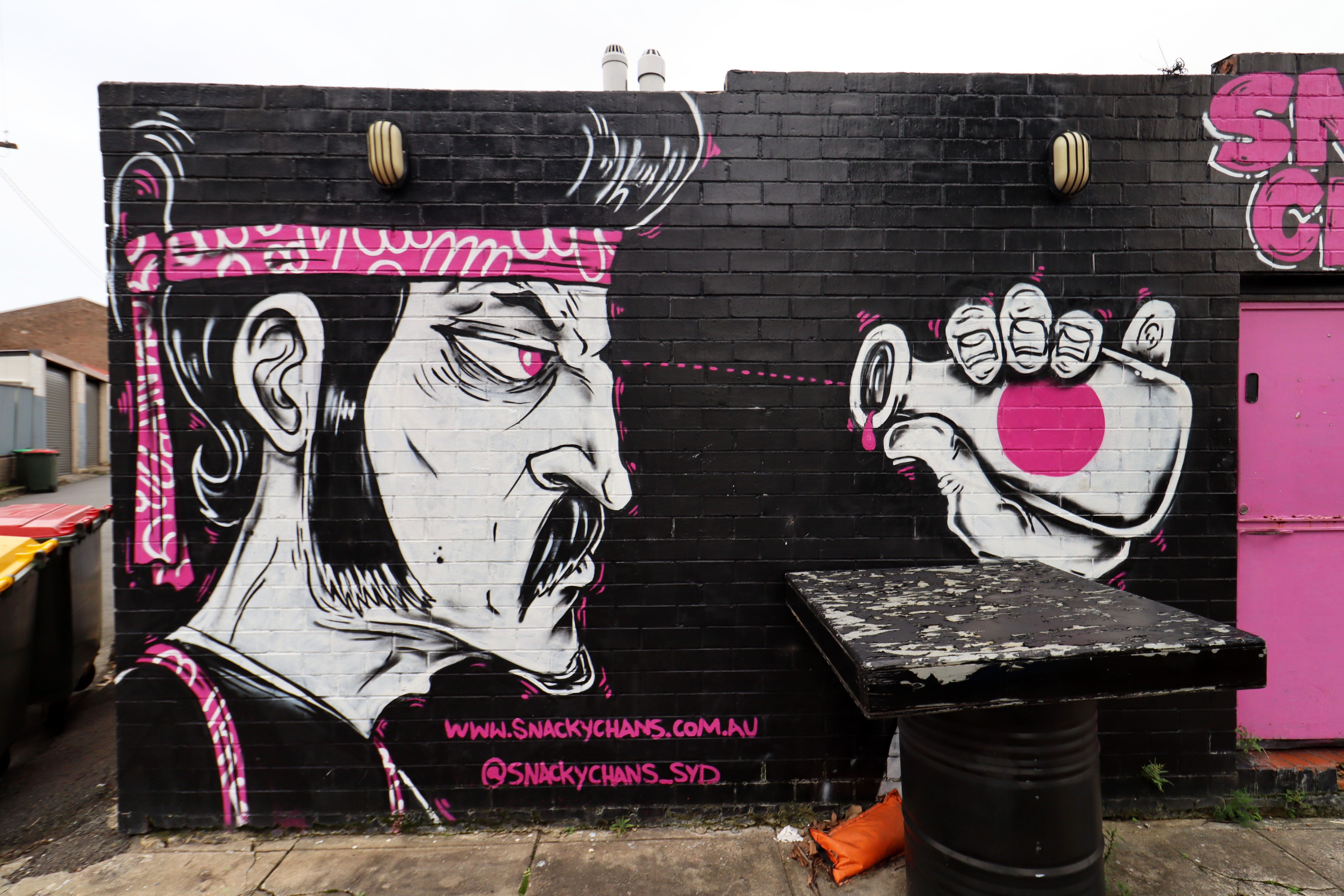 Snacky Chans by Mike Watt | Street Art NSW