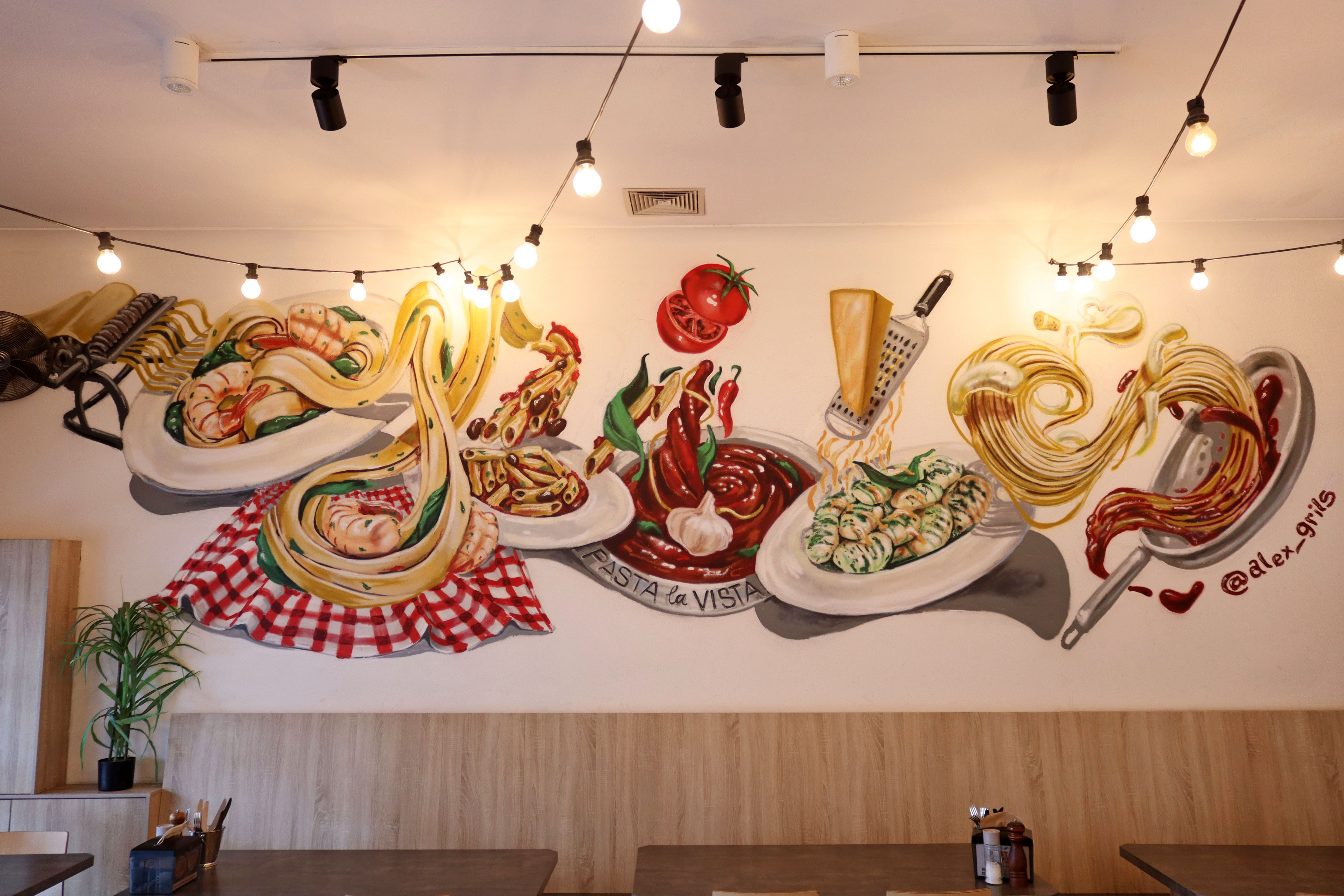 Pasta La Vista by Alex Grils | Street Art NSW