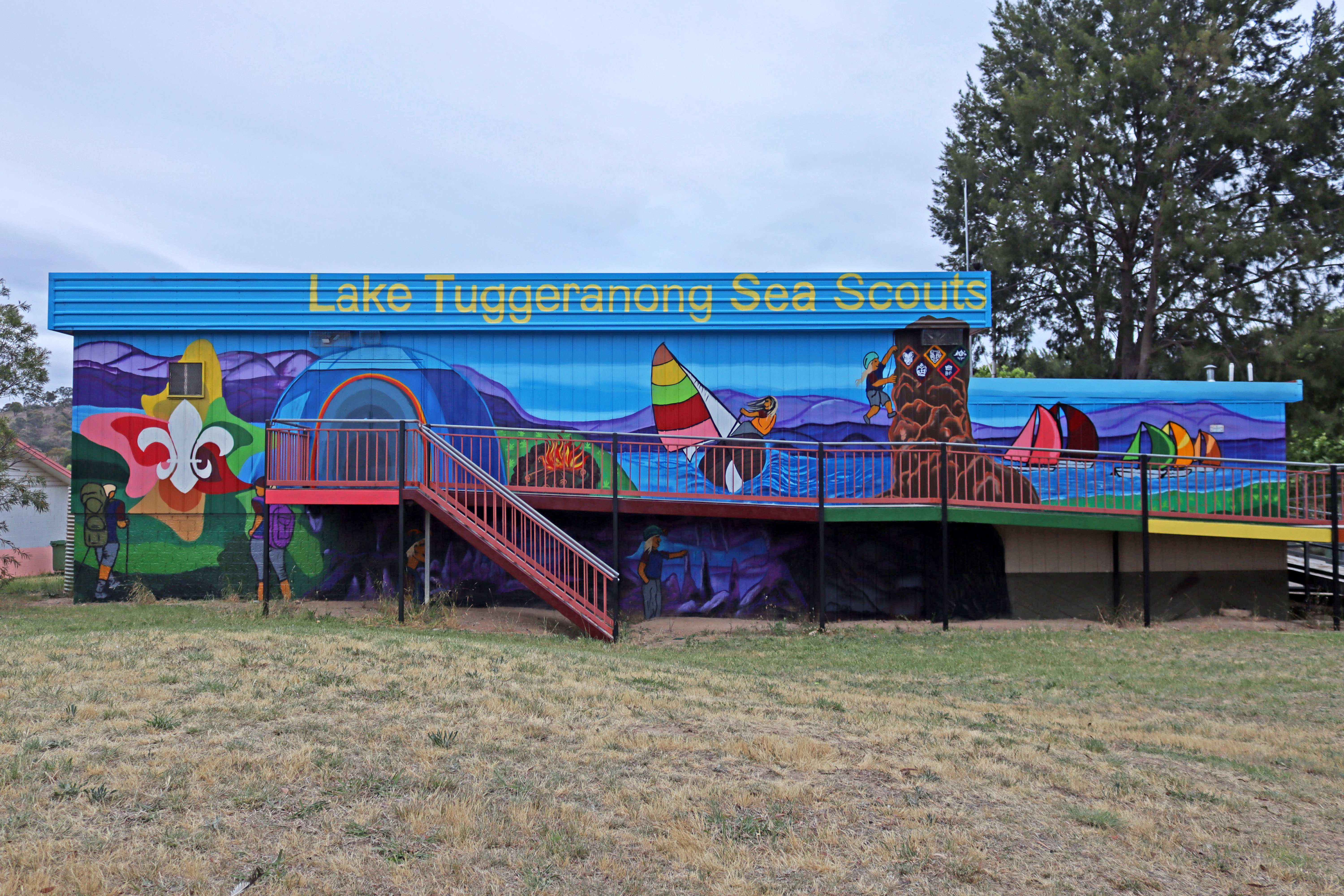 Lake Tuggeranong Sea Scouts by GraffikPaint | Street Art NSW