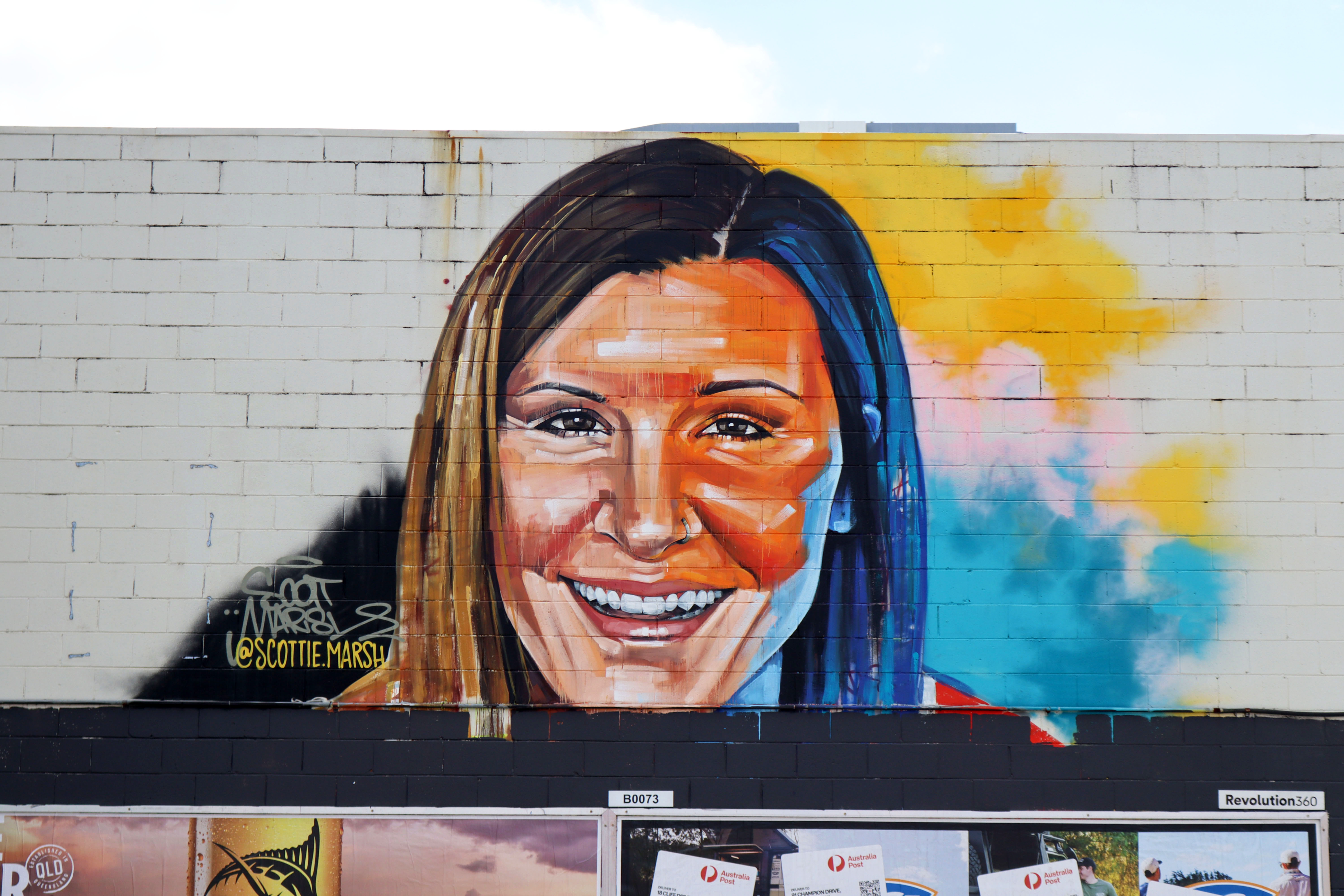 Erin Corfield by Scott Marsh | Street Art NSW