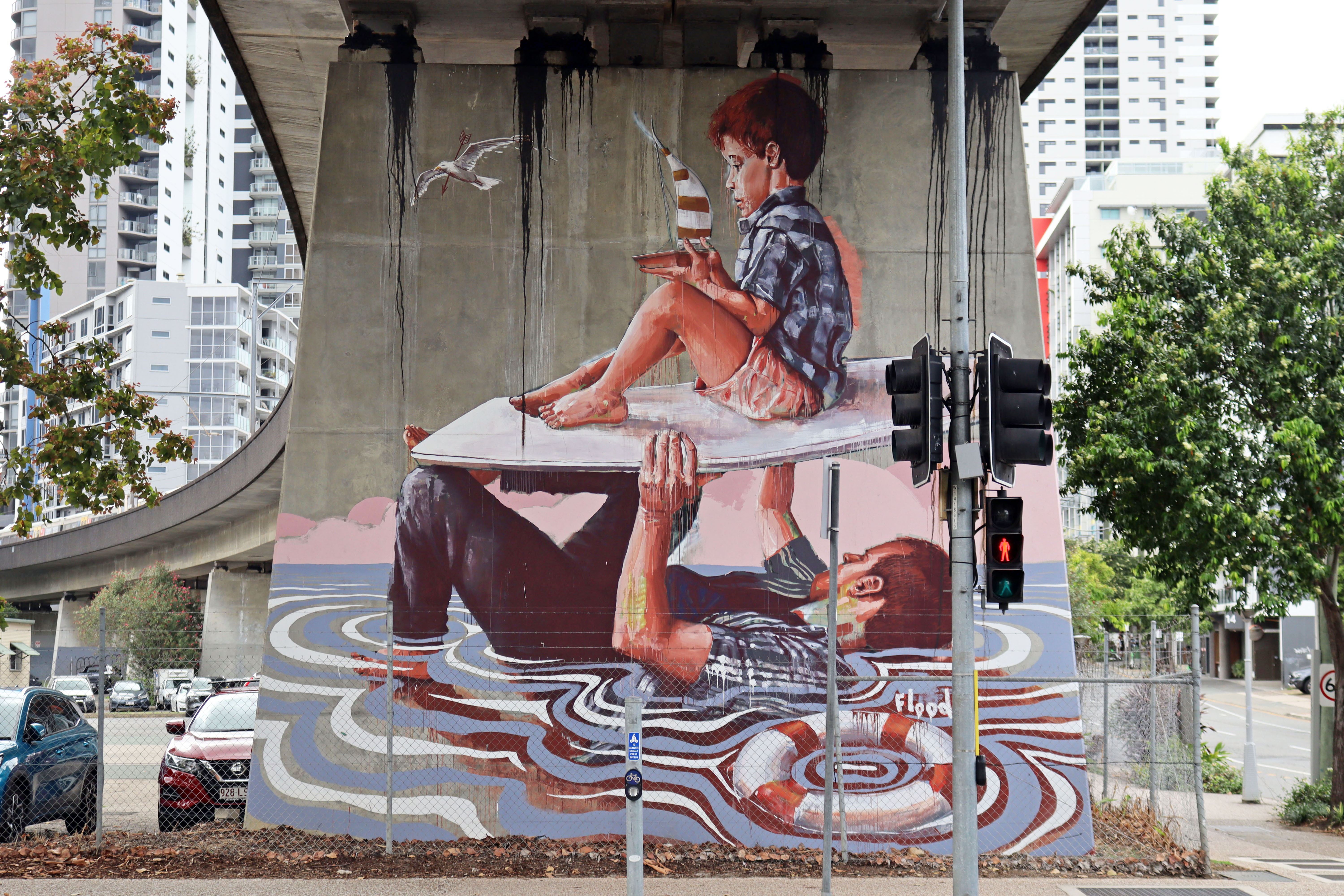 Flood by Fintan Magee | Street Art NSW