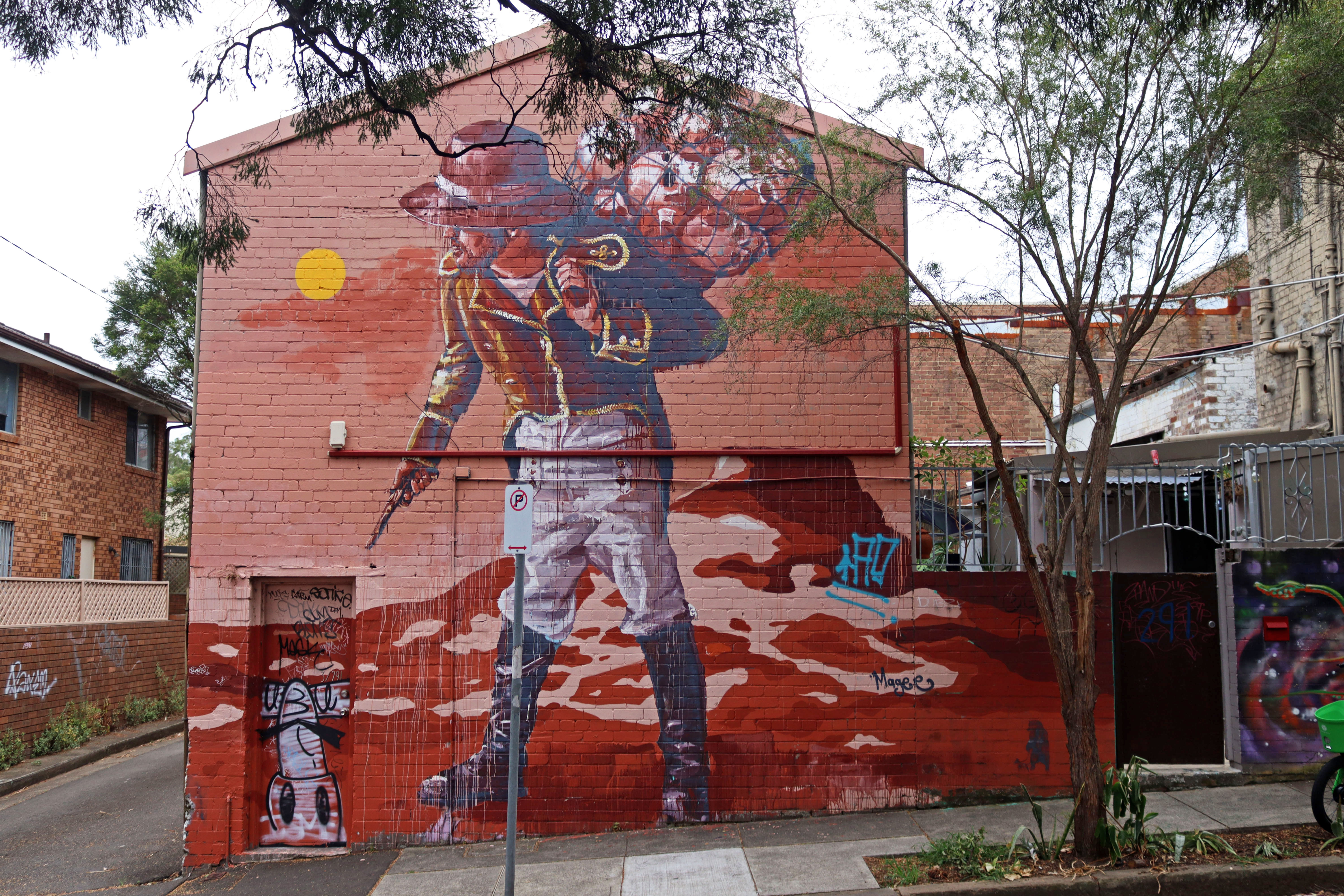 Spirit of Australian Settlement by Fintan Magee | Street Art NSW