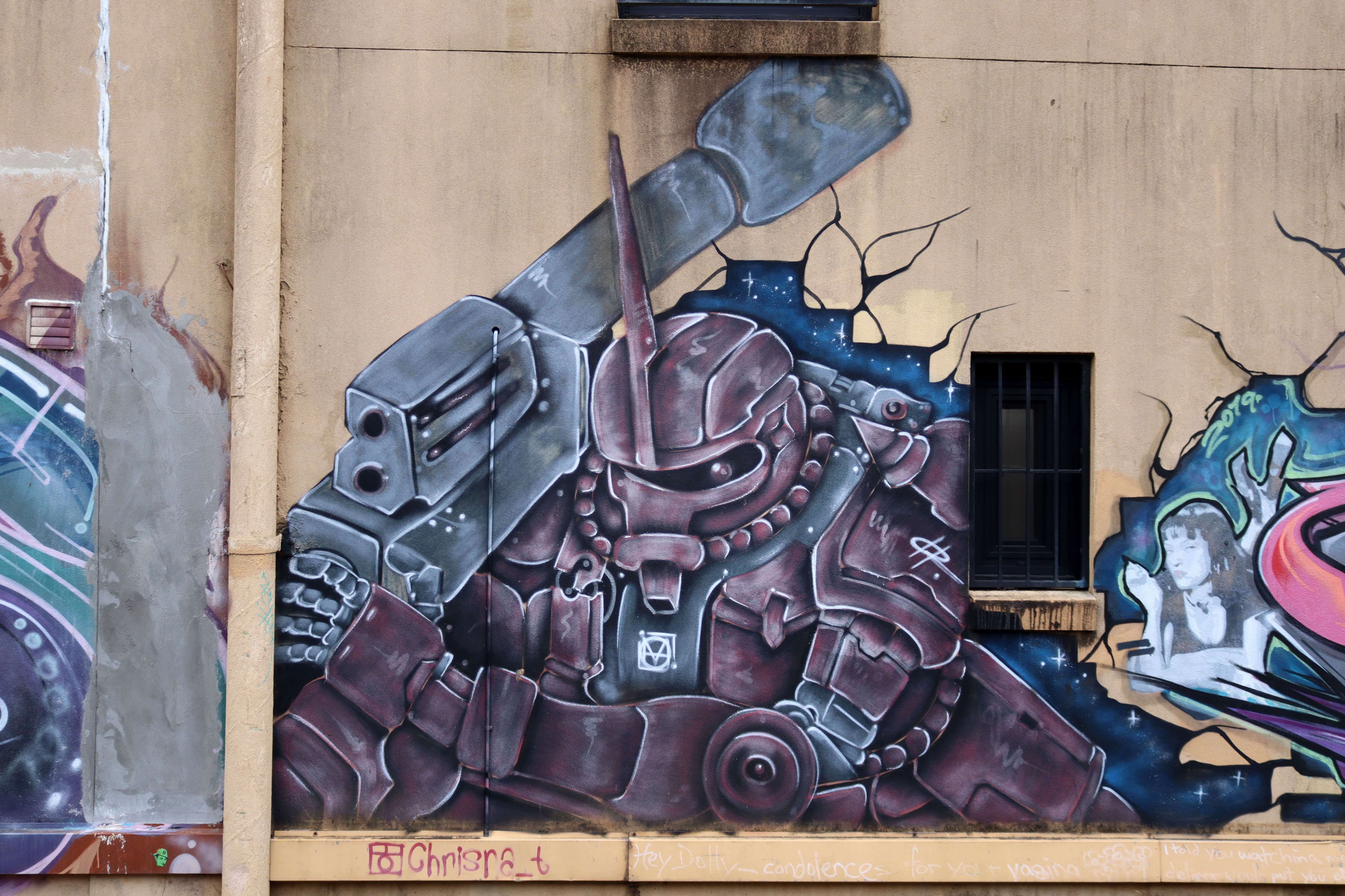 MS-06S Zaku by Chrisna Tanra | Street Art NSW