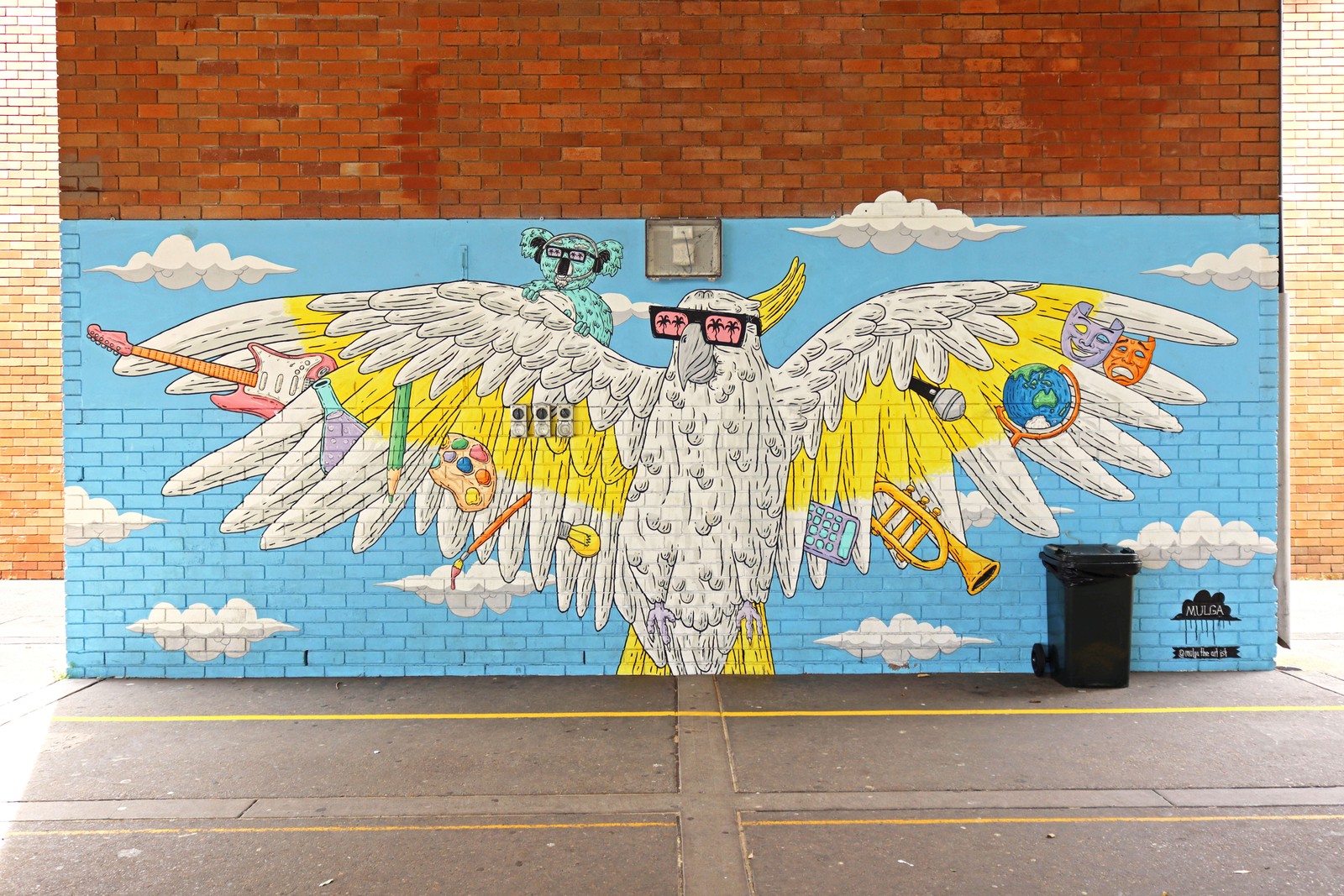 Caz the Cockie by Mulga | Street Art NSW