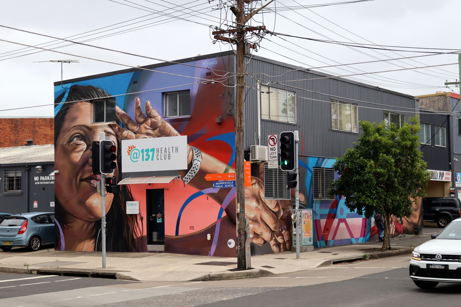 Give and Take by Reubszz | Street Art NSW