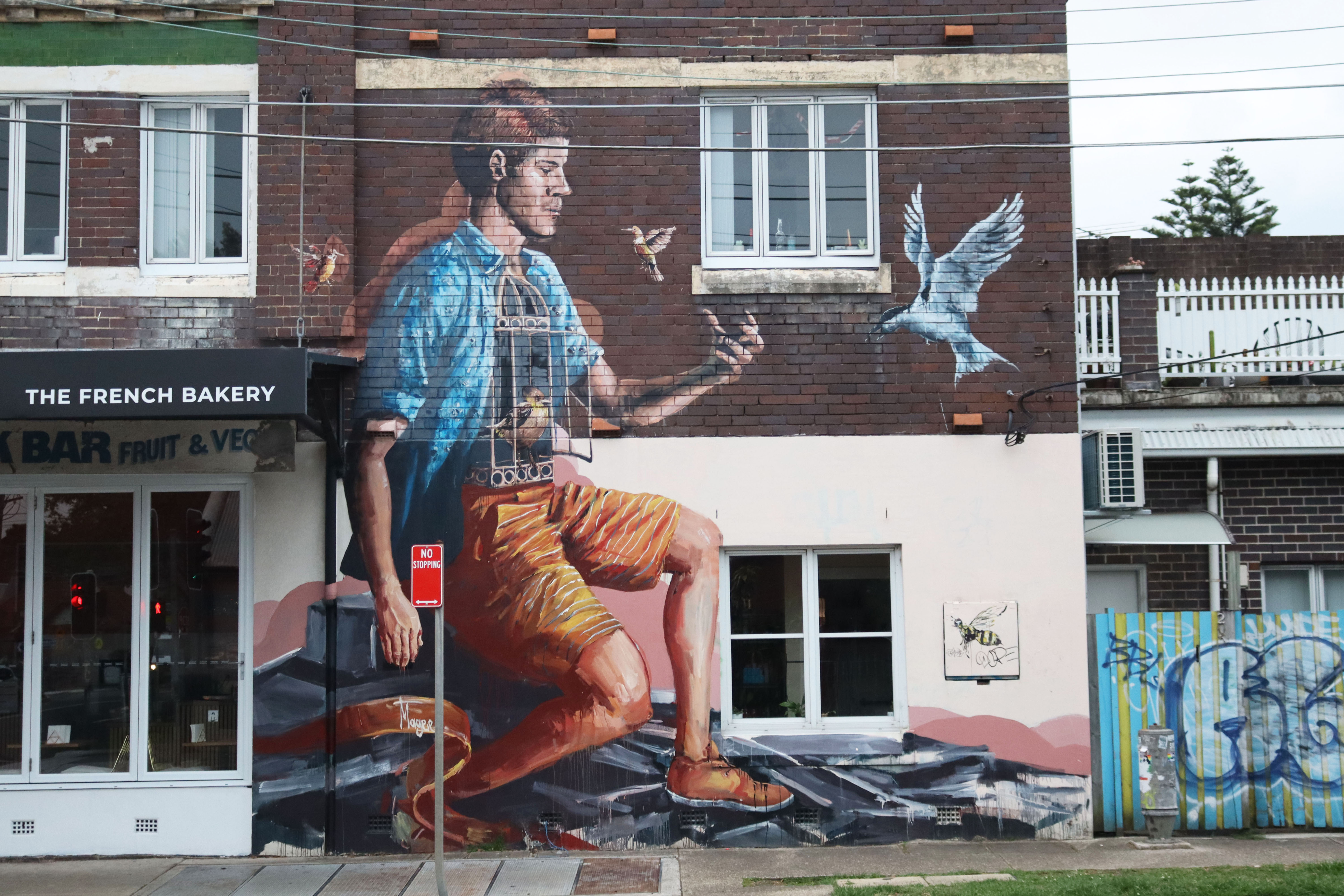 The Therapist by Fintan Magee | Street Art NSW