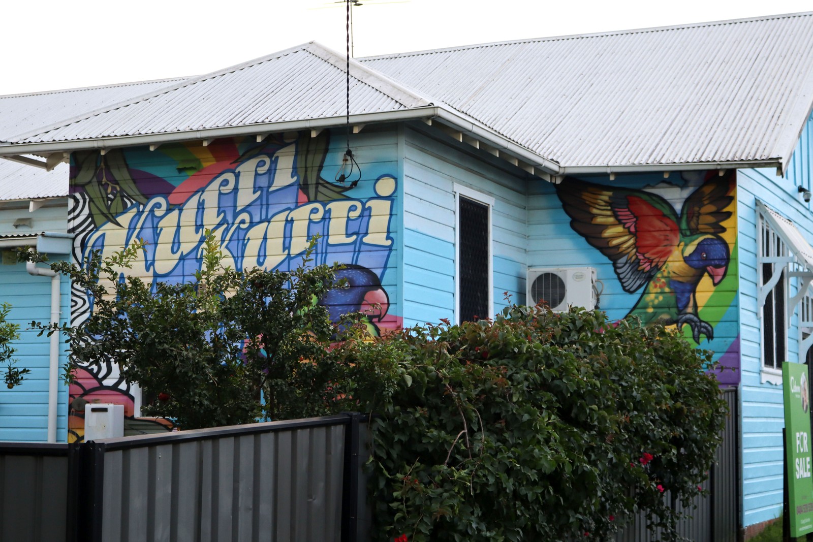Rainbow Hall by Olas One | Street Art NSW