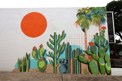 Palm Springs Scandustrial Mural