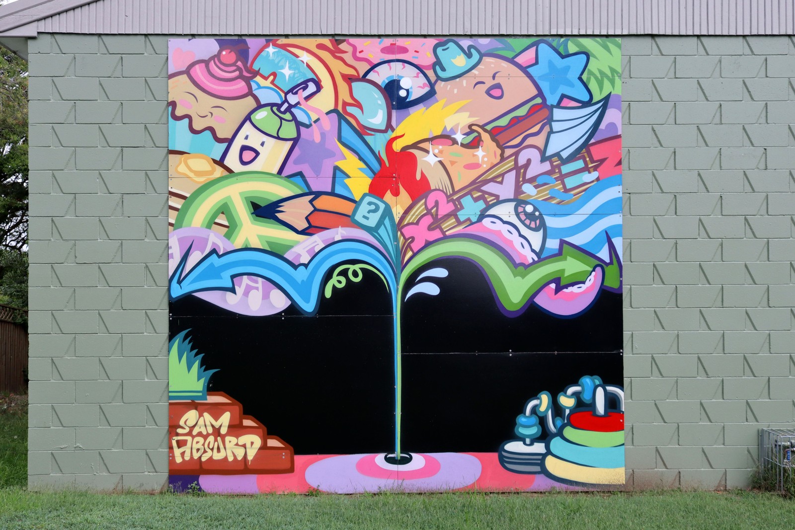 Untitled by Sam Absurd | Street Art NSW