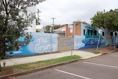 The Grumpy Baker Mural