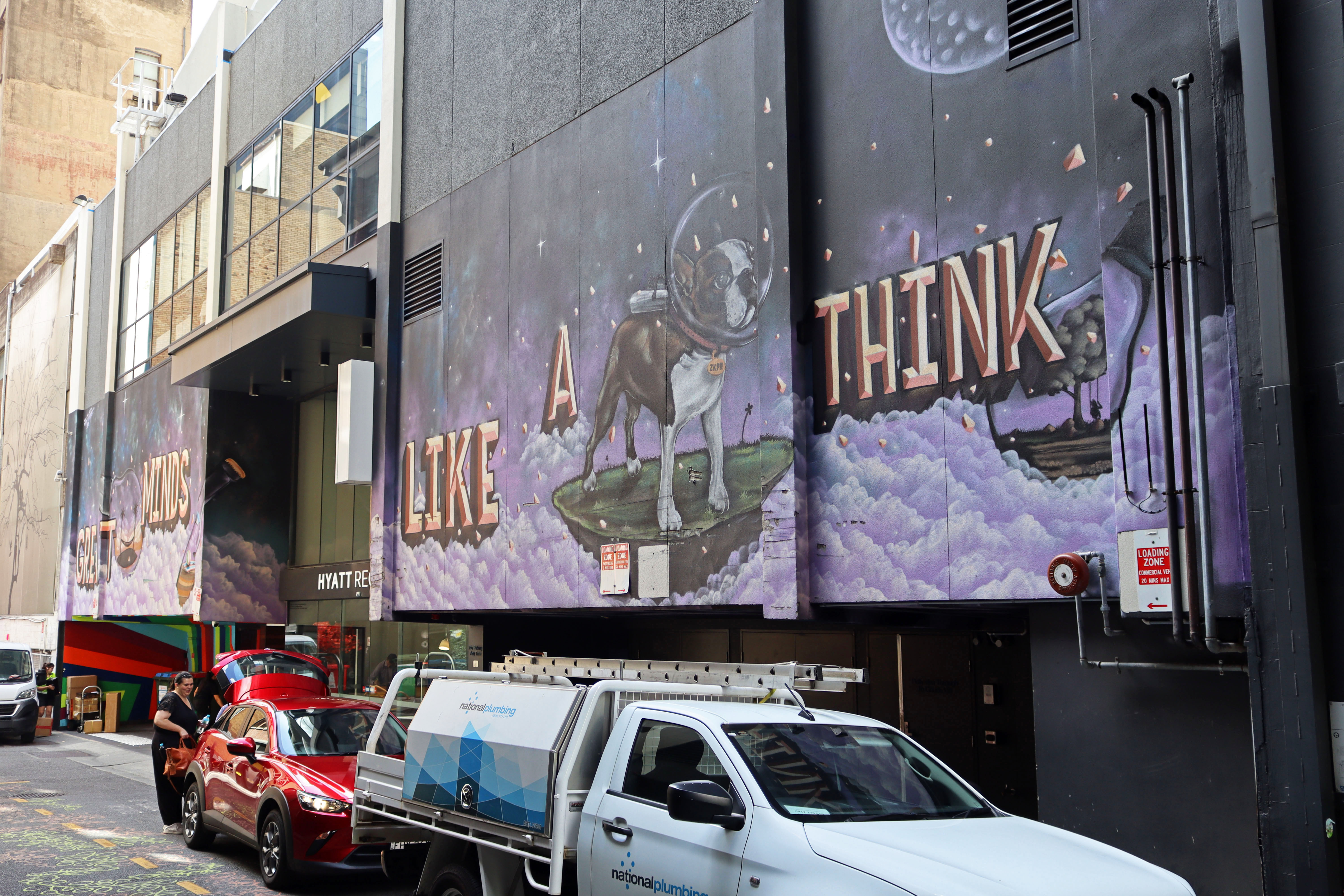 Great Minds Like a Think by The Zookeeper | Street Art NSW