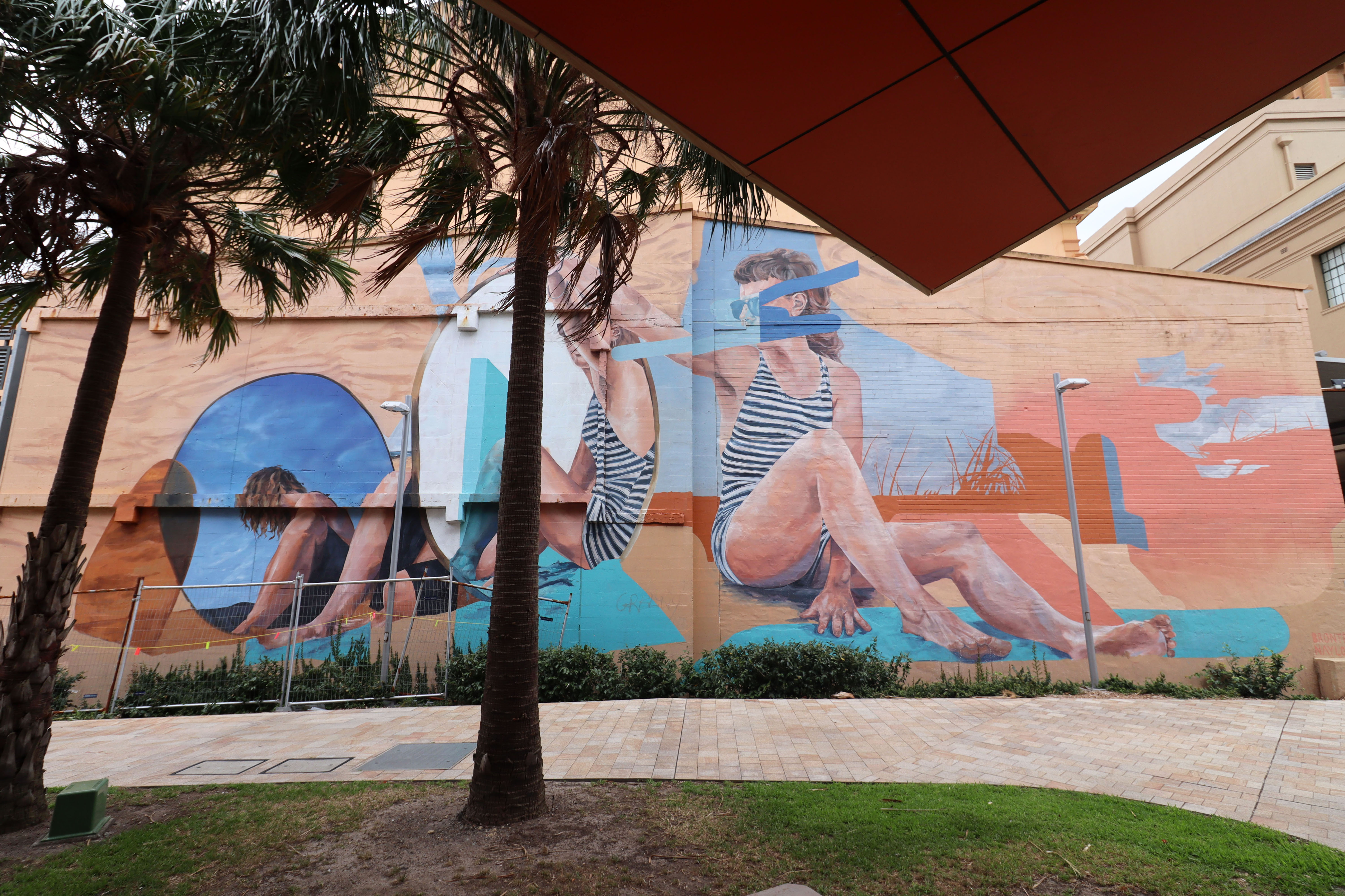 Mirror Ocean by Bronte Naylor | Street Art NSW