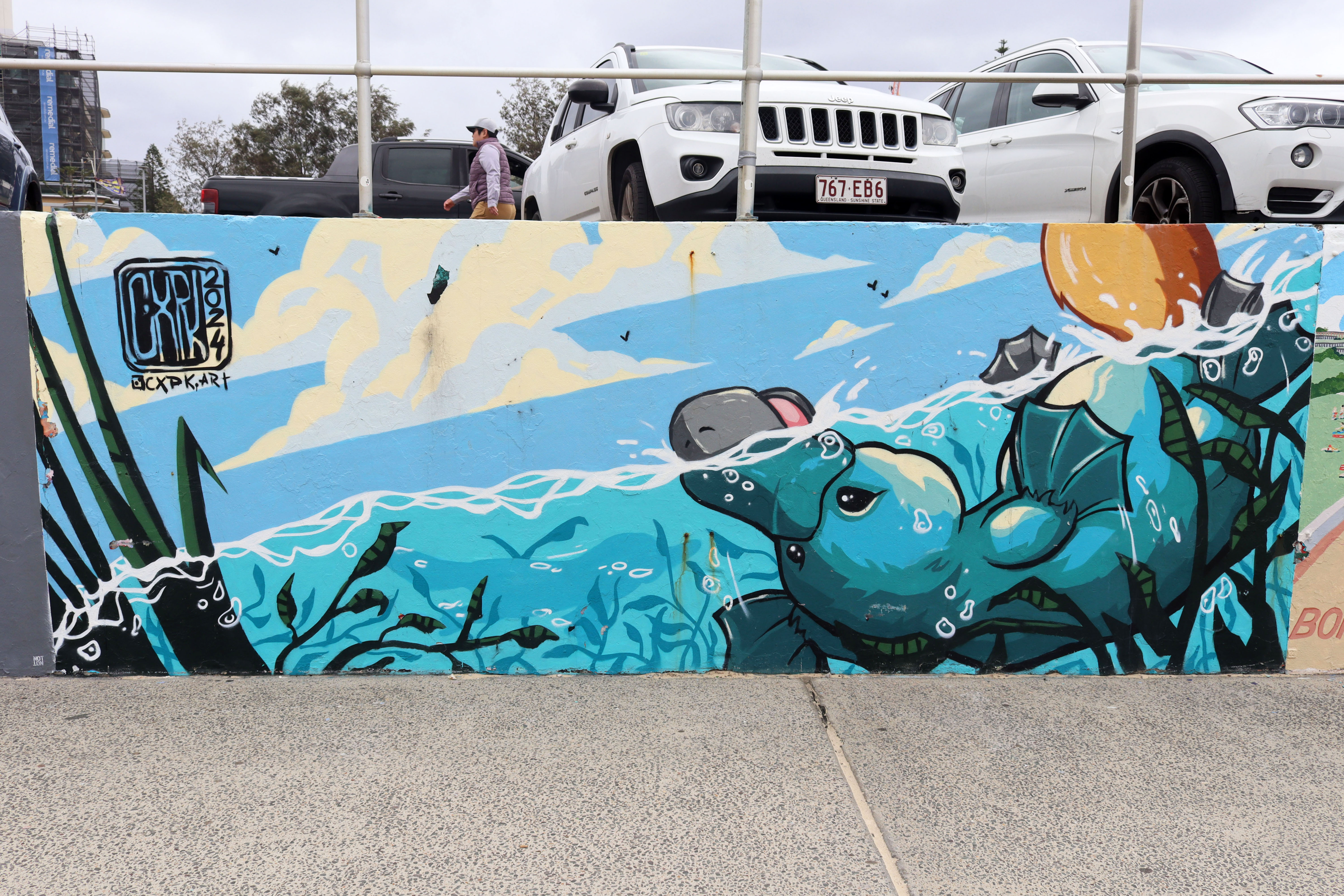 Platypus by CXPK Art | Street Art NSW