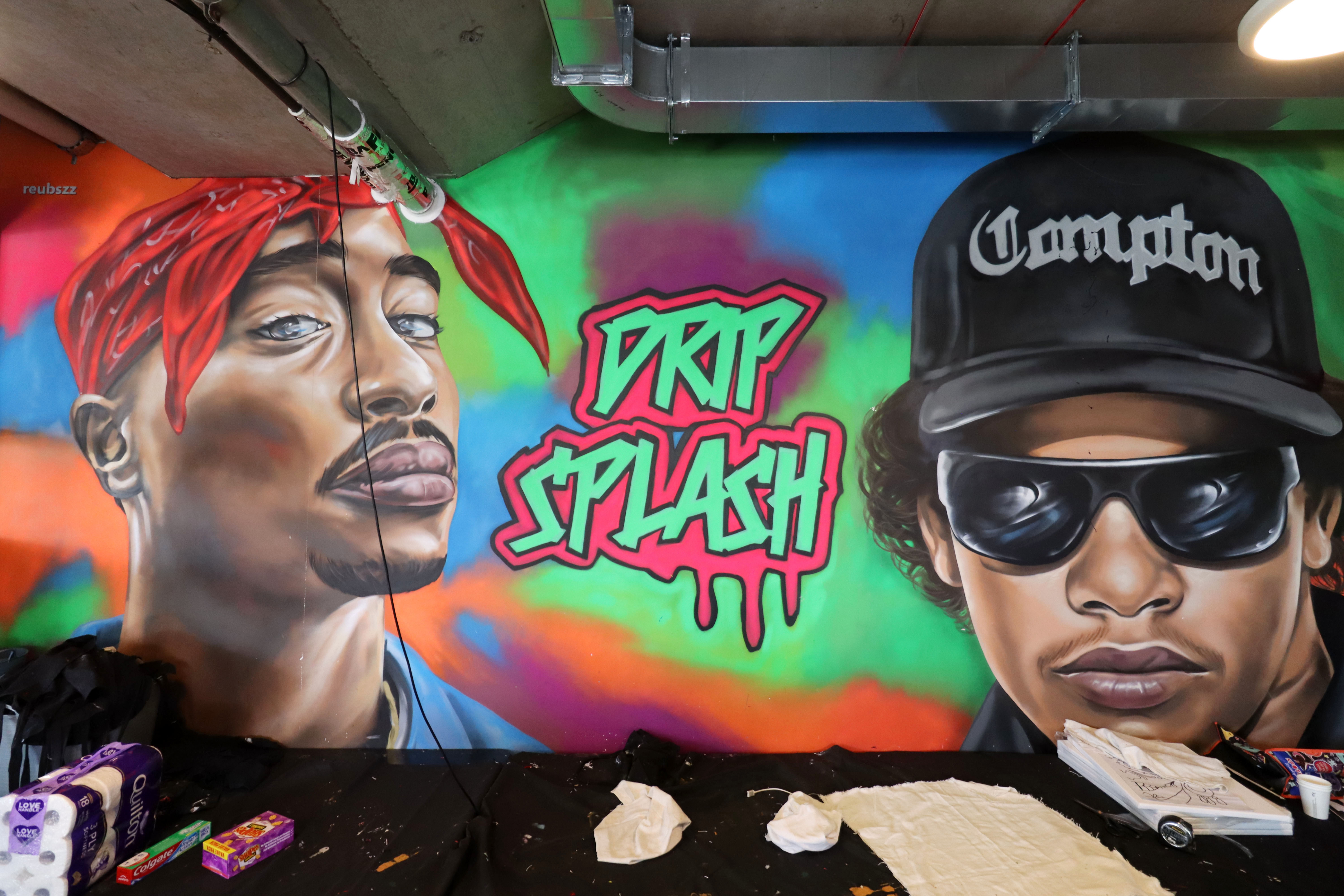 Drip Splash by Reubszz | Street Art NSW