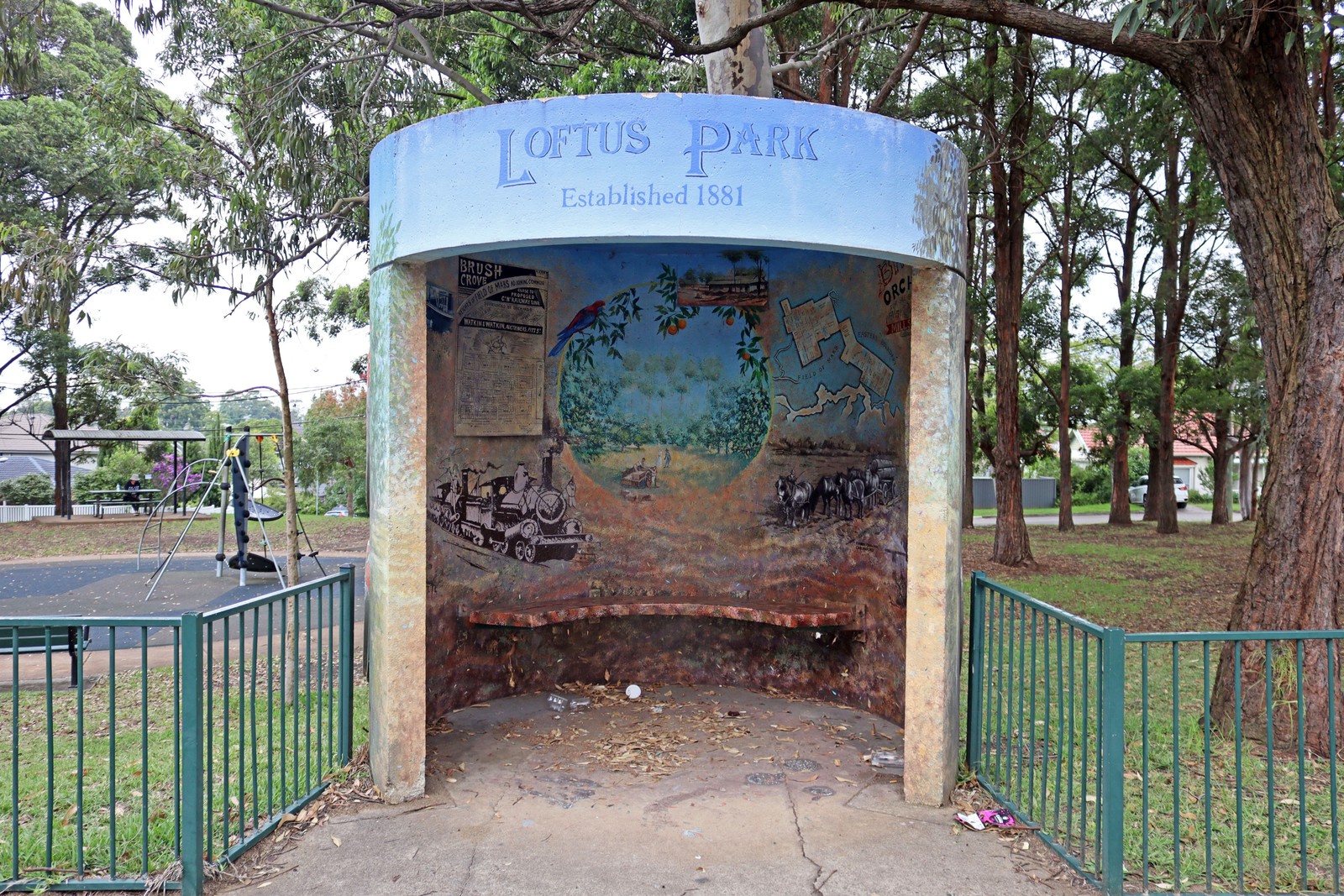 Loftus Park by Peter Day | Street Art NSW