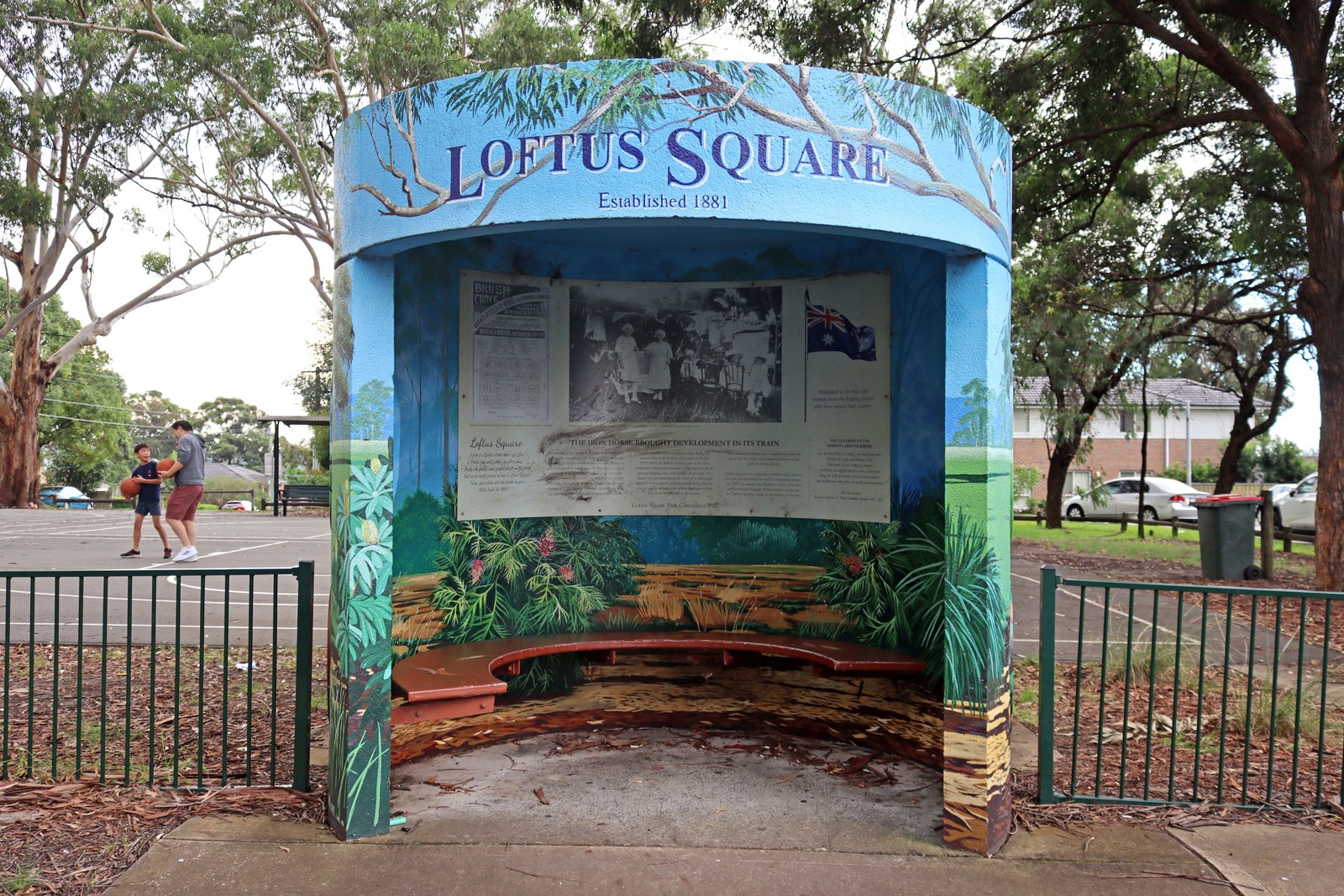 Loftus Square by Annette Barlow | Street Art NSW