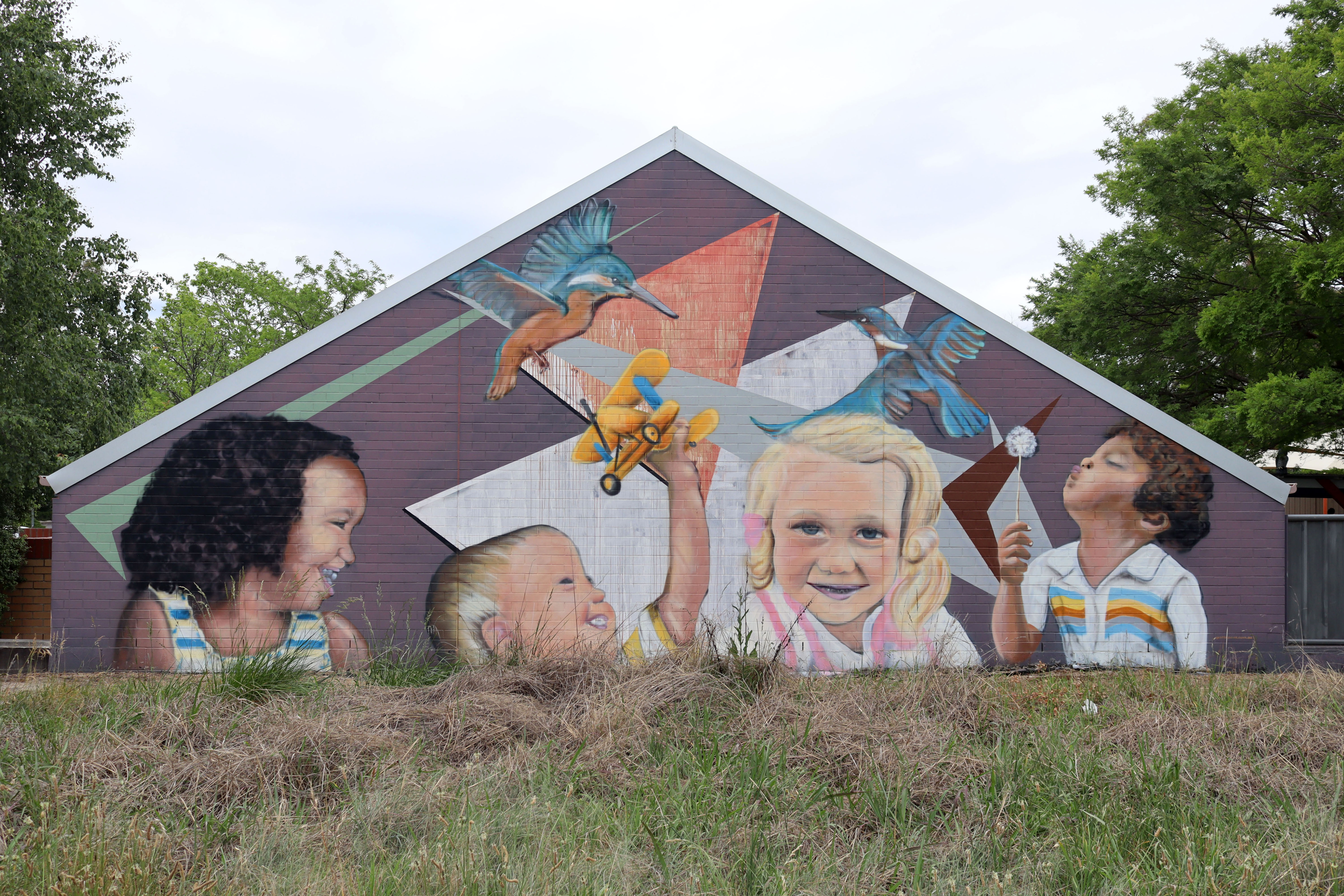 Chisholm Daycare Centre by GraffikPaint | Street Art NSW