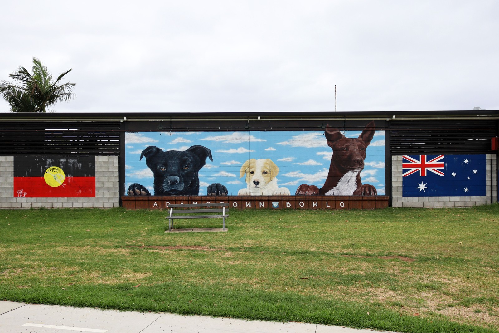 Adamstown Bowlo Mural by Dan Bianco | Street Art NSW