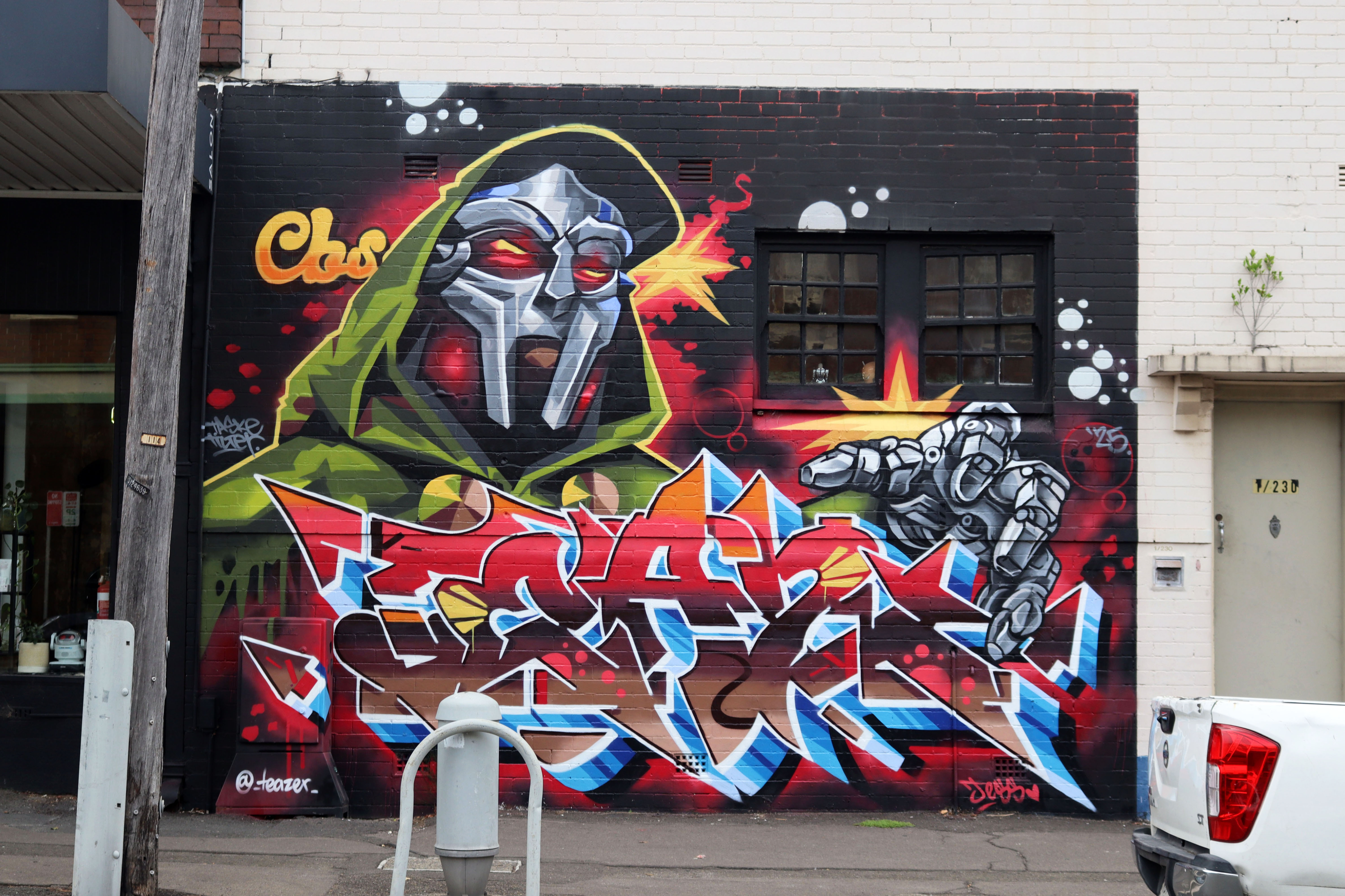 Doom Pt. 2 by Teazer | Street Art NSW